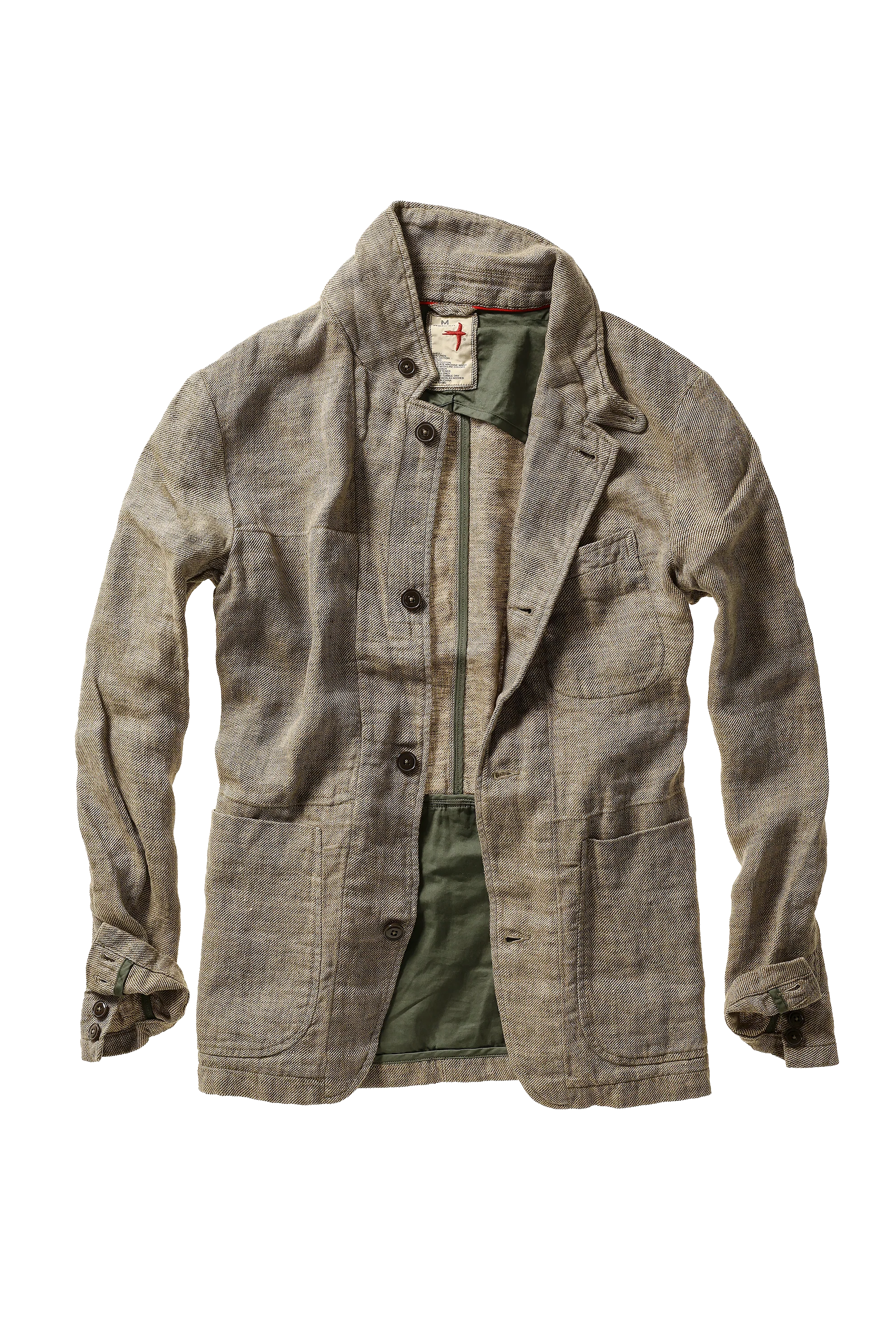 Tropical Trap Blazer - Wheat Rustic Twill