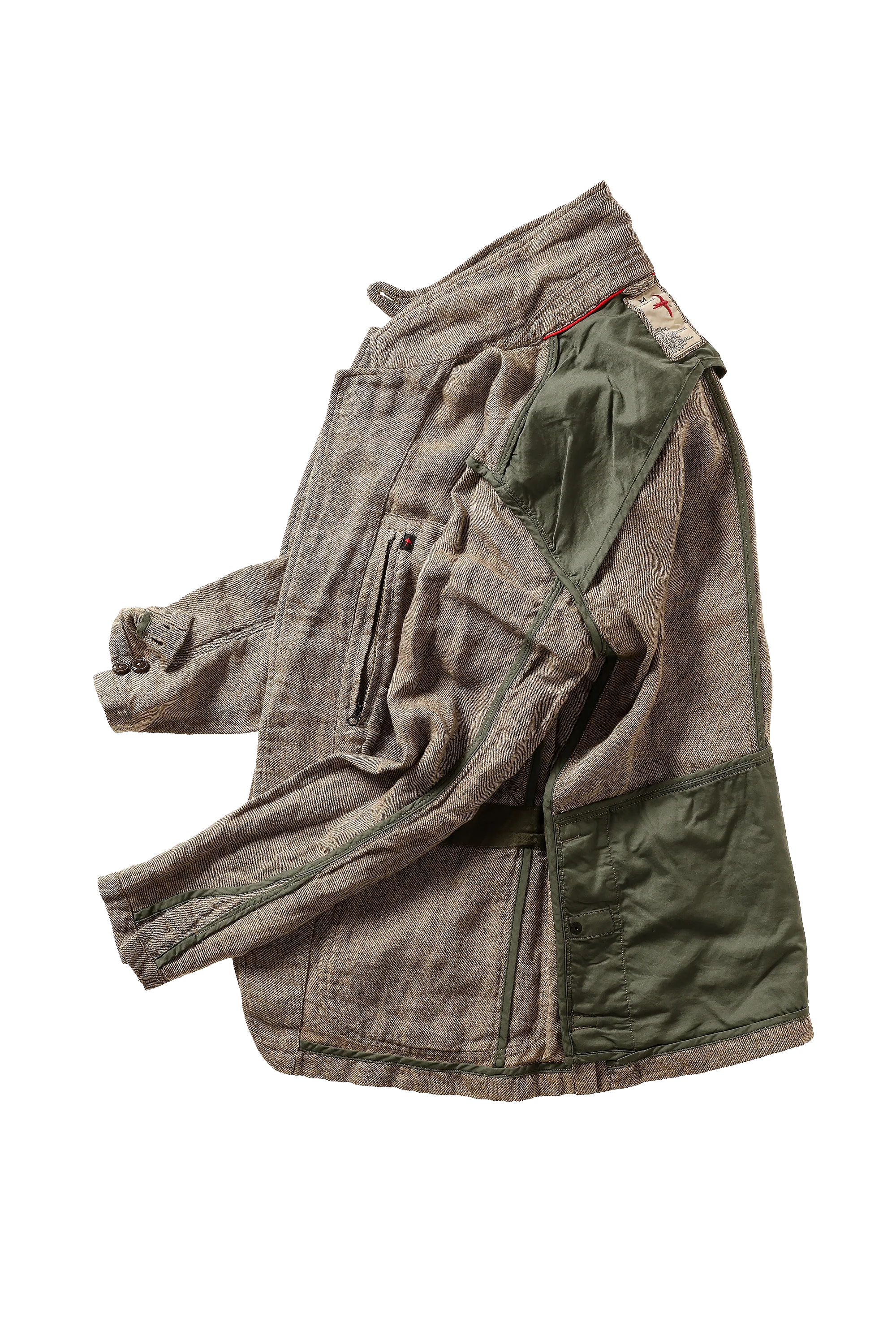 Tropical Trap Blazer - Wheat Rustic Twill