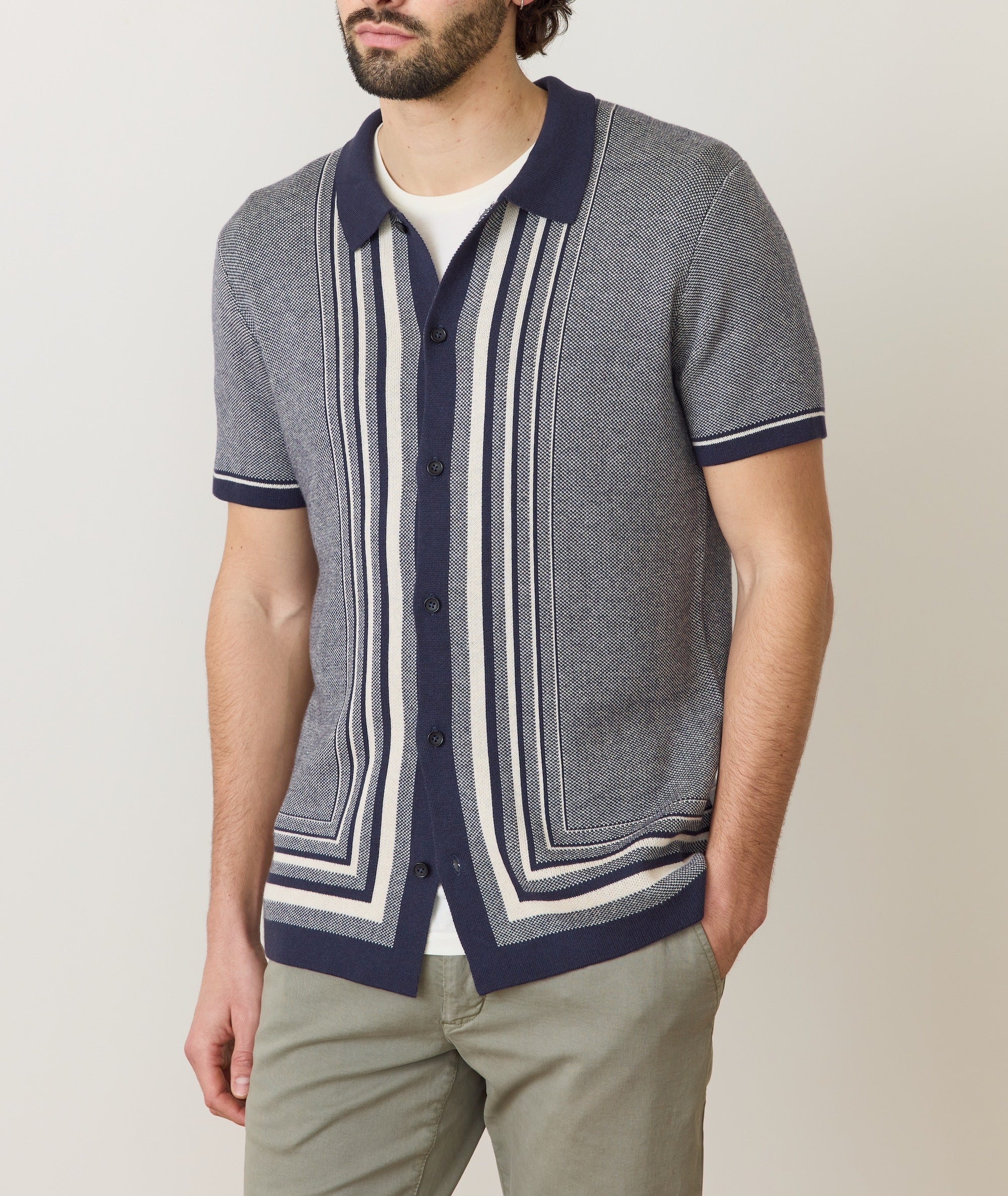 Ethan Sweater Button Down