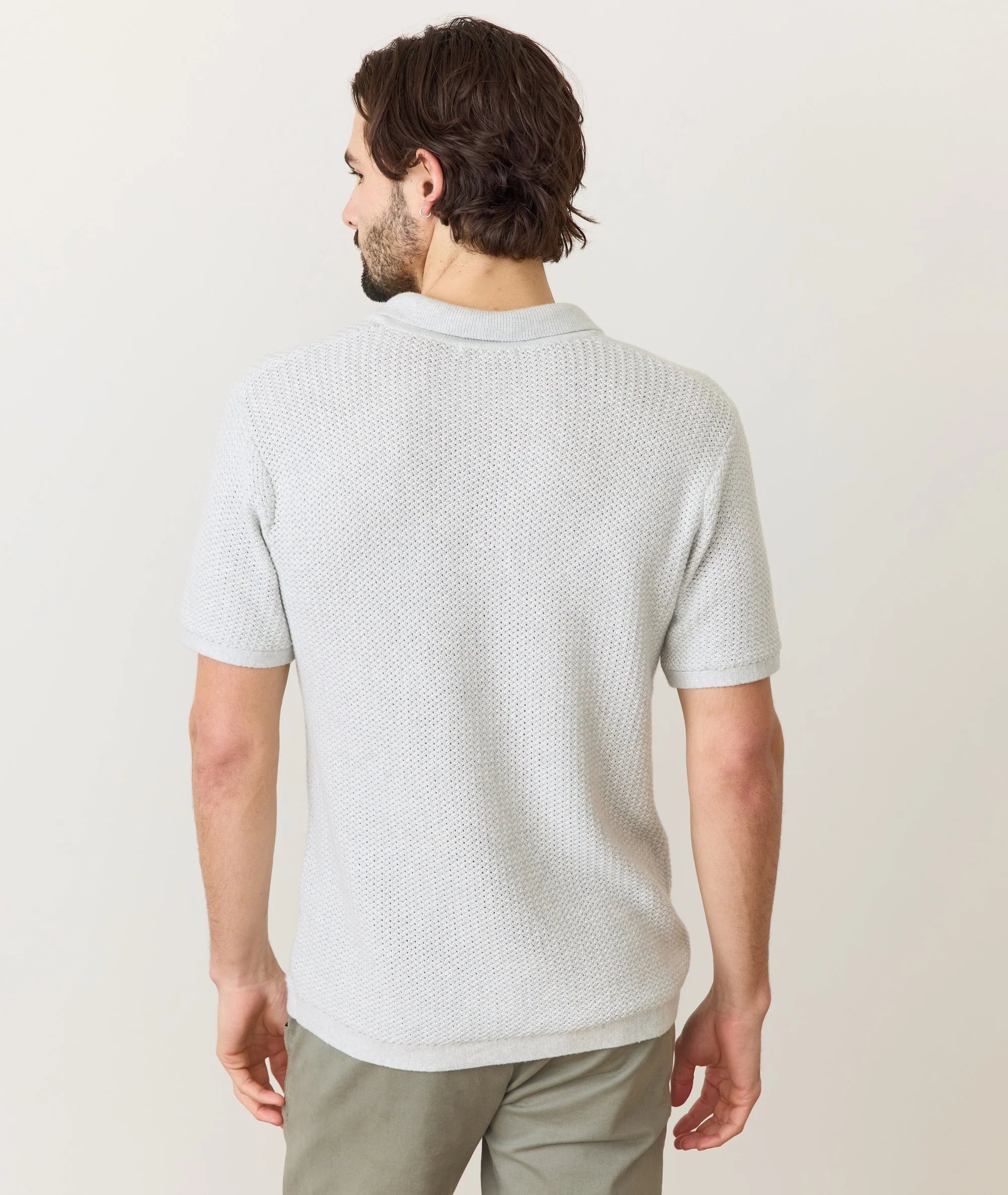 Conrad Vertical Stripe Sweater Polo