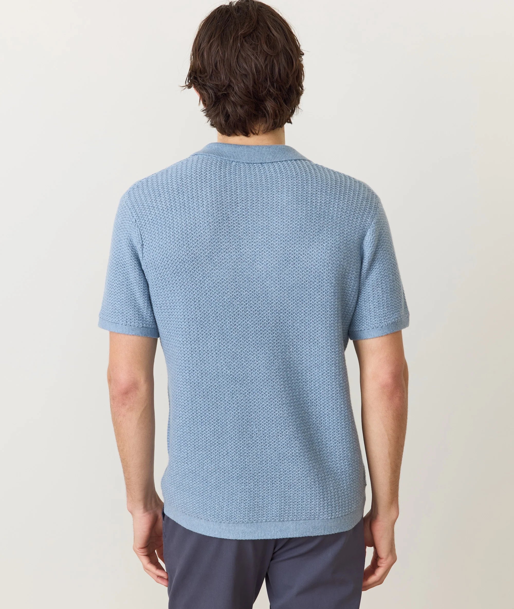 Conrad Vertical Stripe Sweater Polo