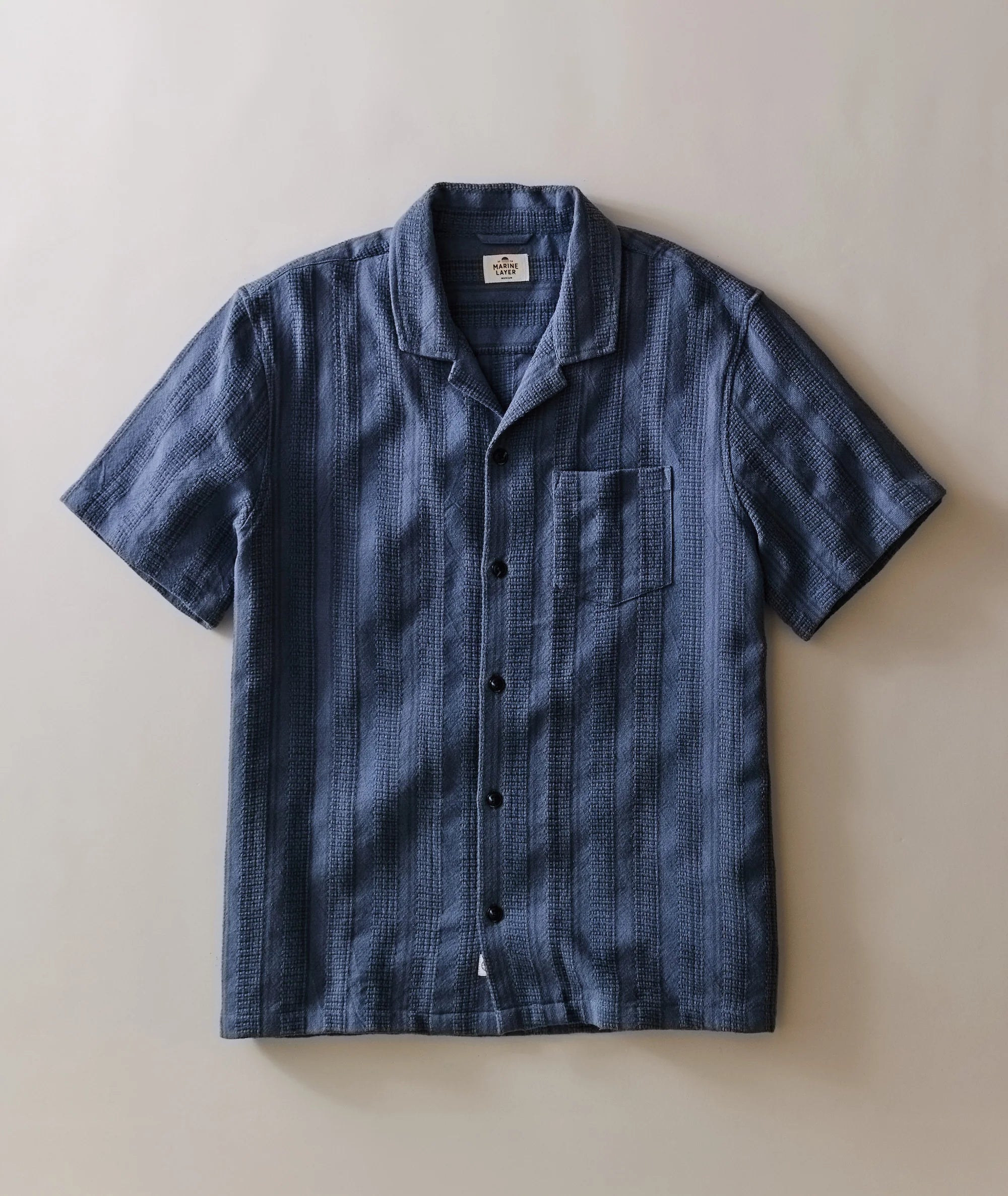 Dobby Resort Shirt - Navy