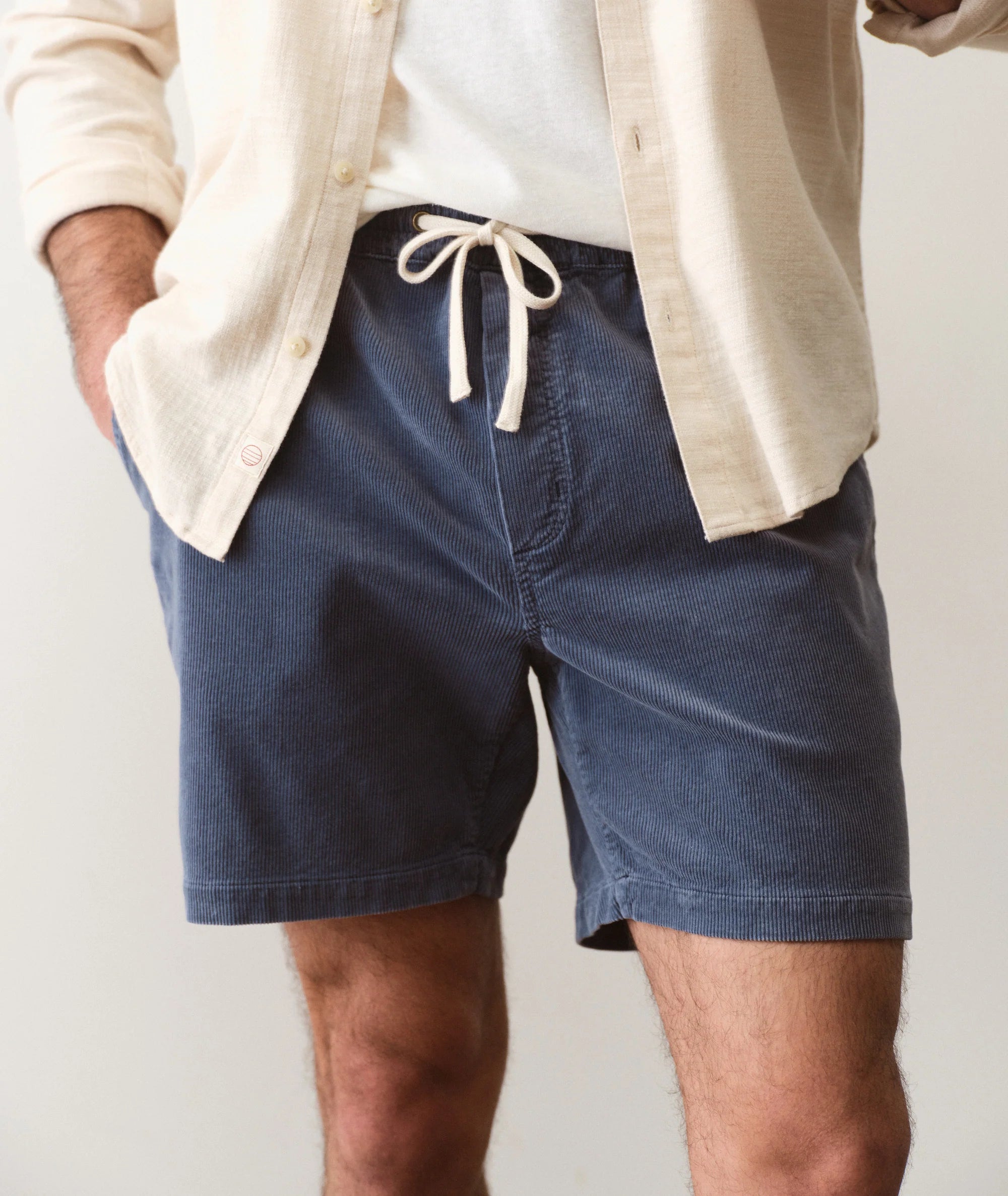 Saturday Corduroy Short 6" - Faded Navy