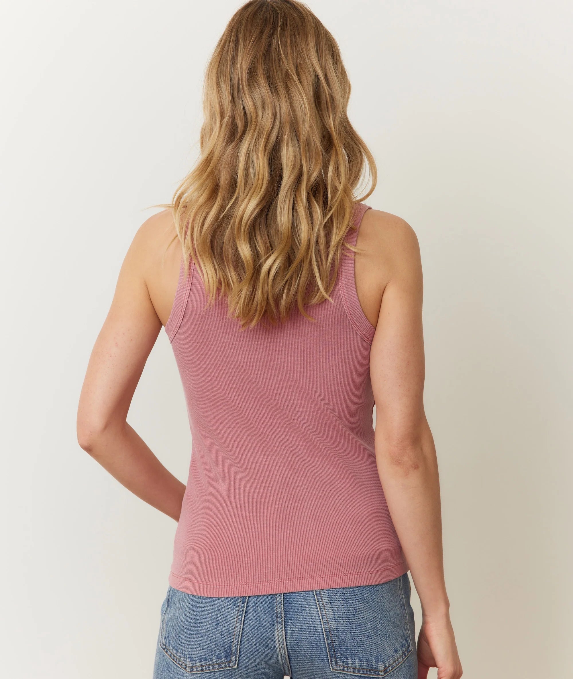 Lexi Rib Sun-In Scoop Tank