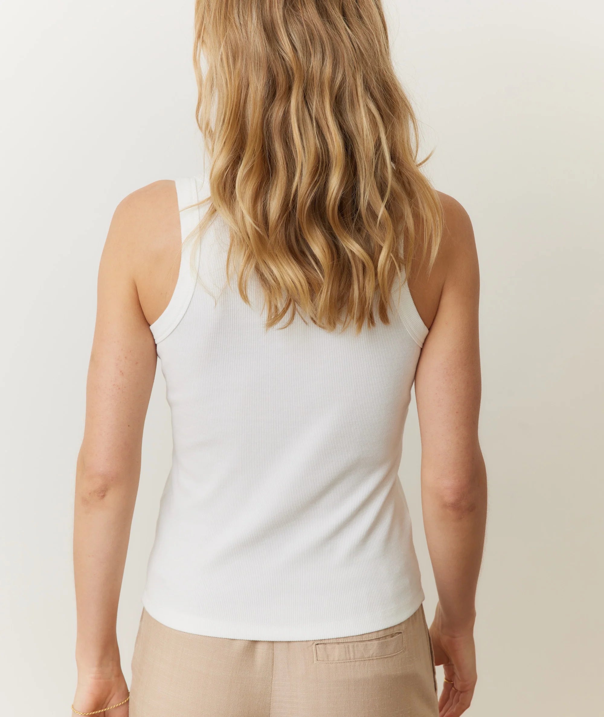Lexi Rib Sun-In Scoop Tank