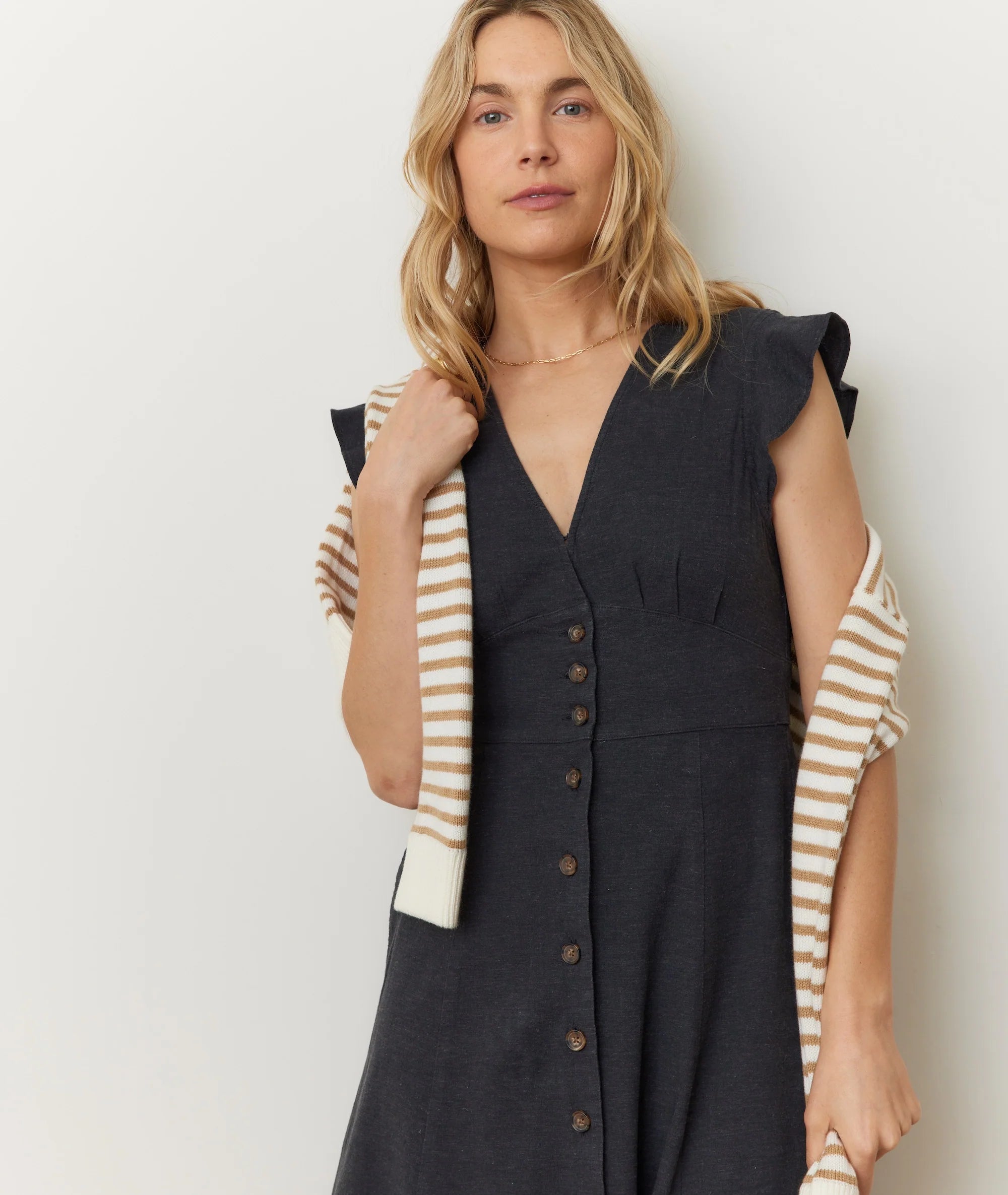 Camila Midi Dress - Black