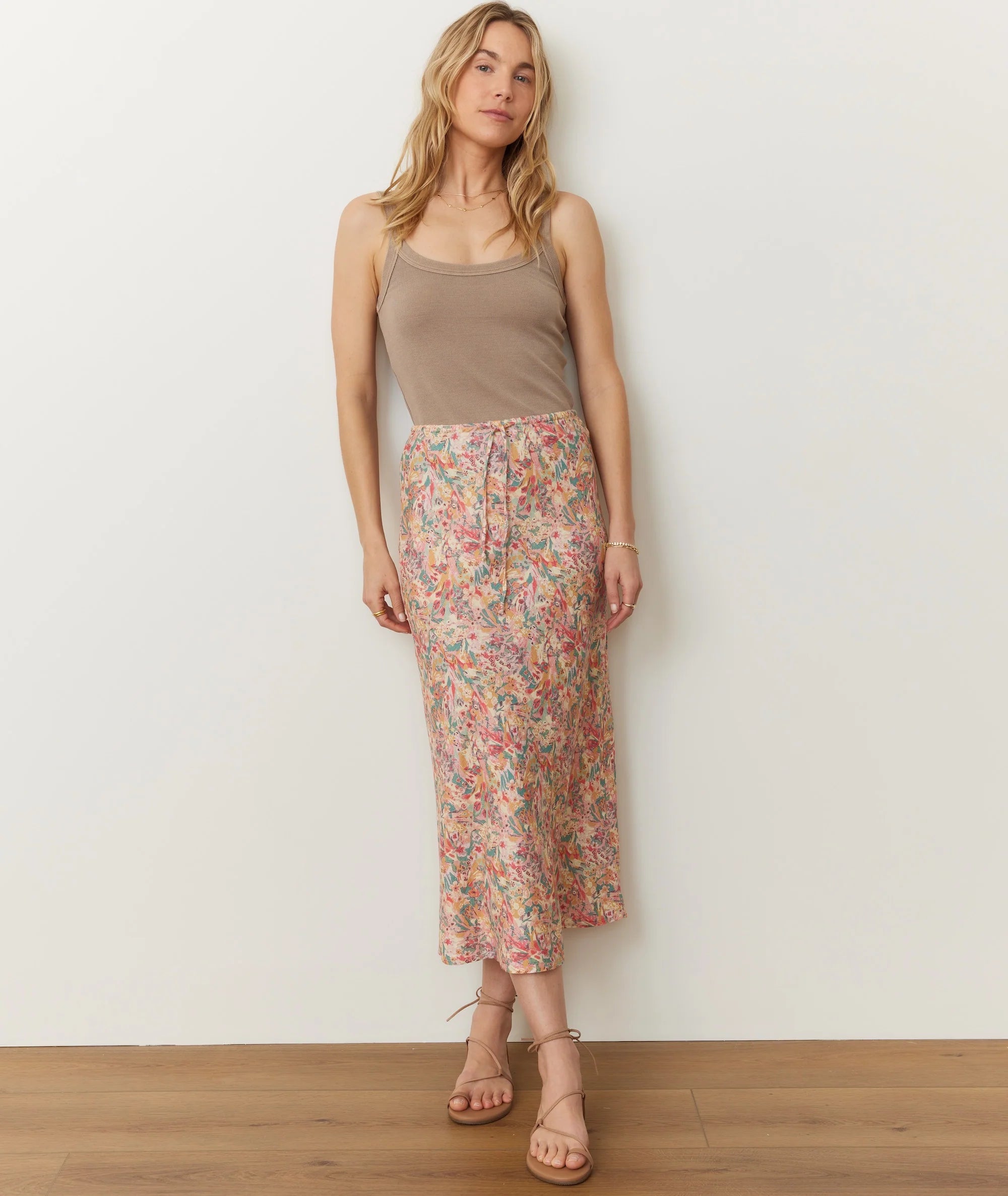 Avery Hemp Midi Skirt