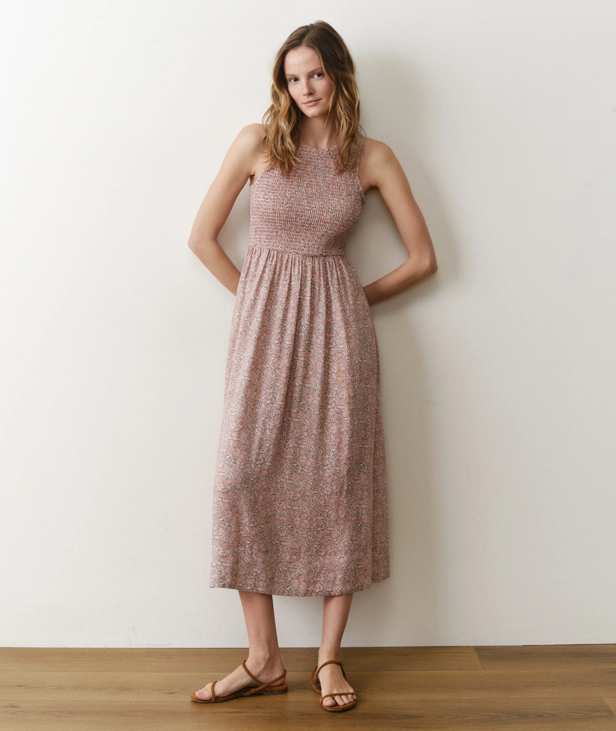 Darcy Smocked Maxi Dress - Bouquet