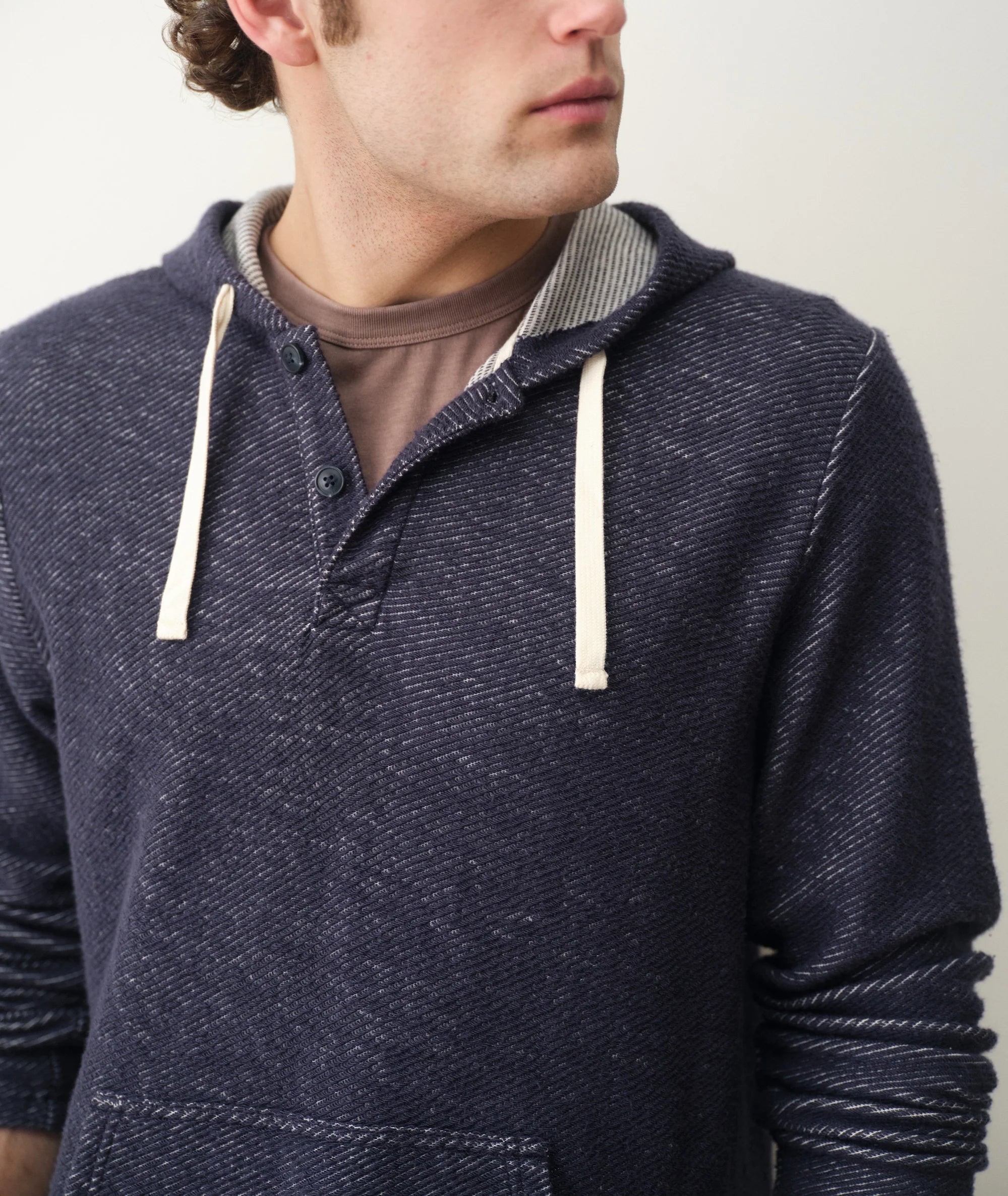 Portola Beach Hoodie - Navy / White