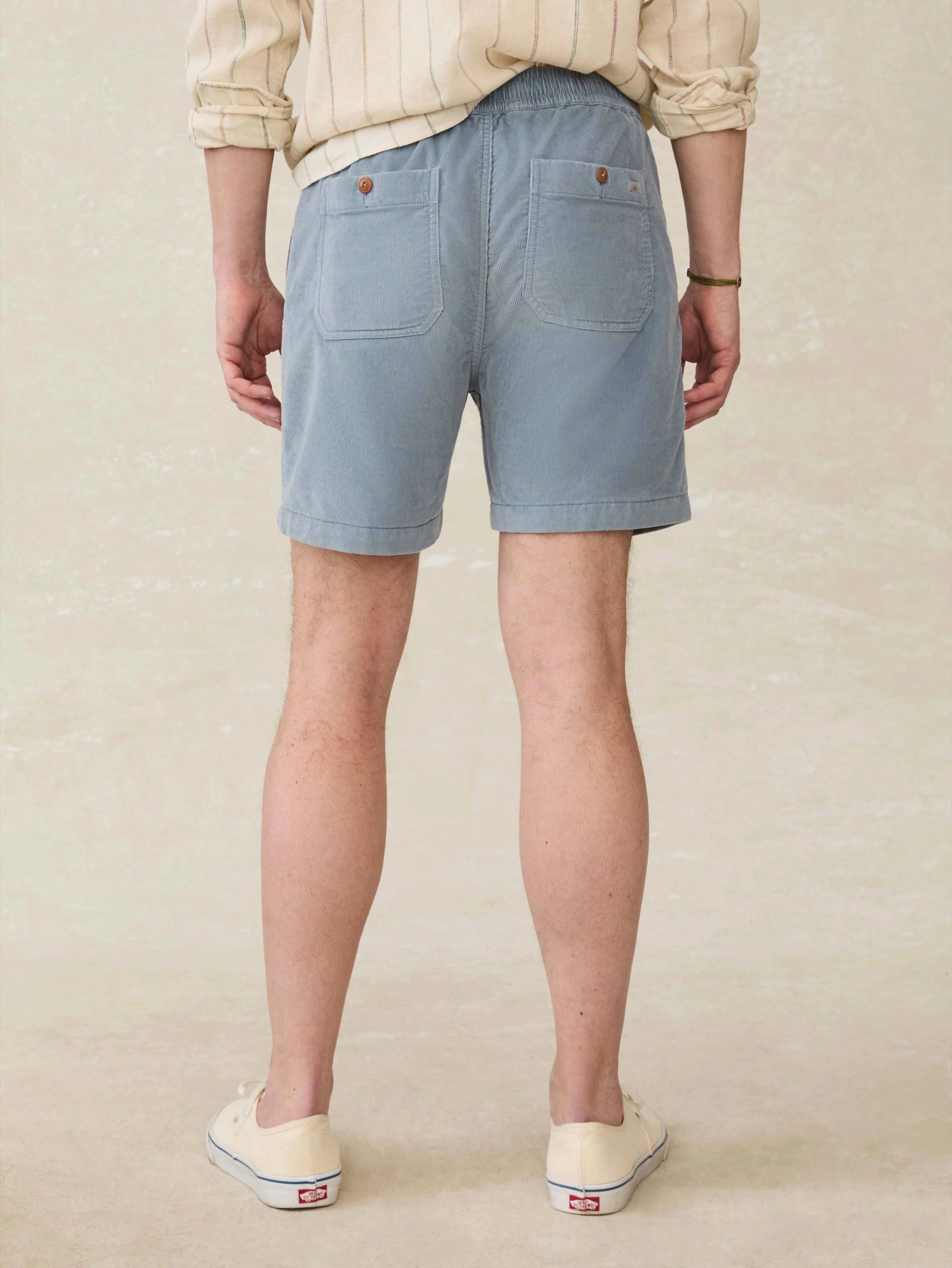 Corduroy Drawstring Utility Short