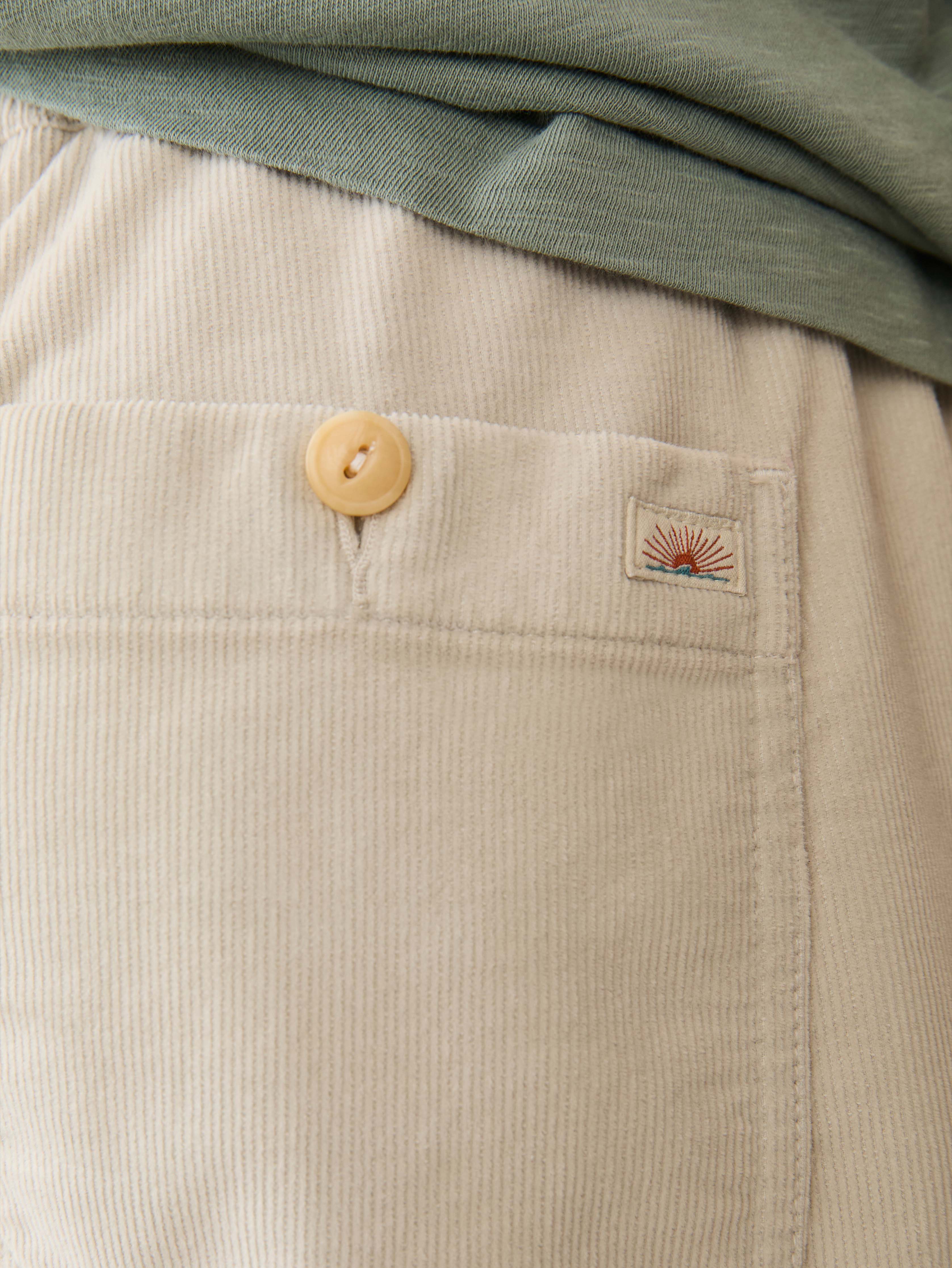 Corduroy Drawstring Utility Short