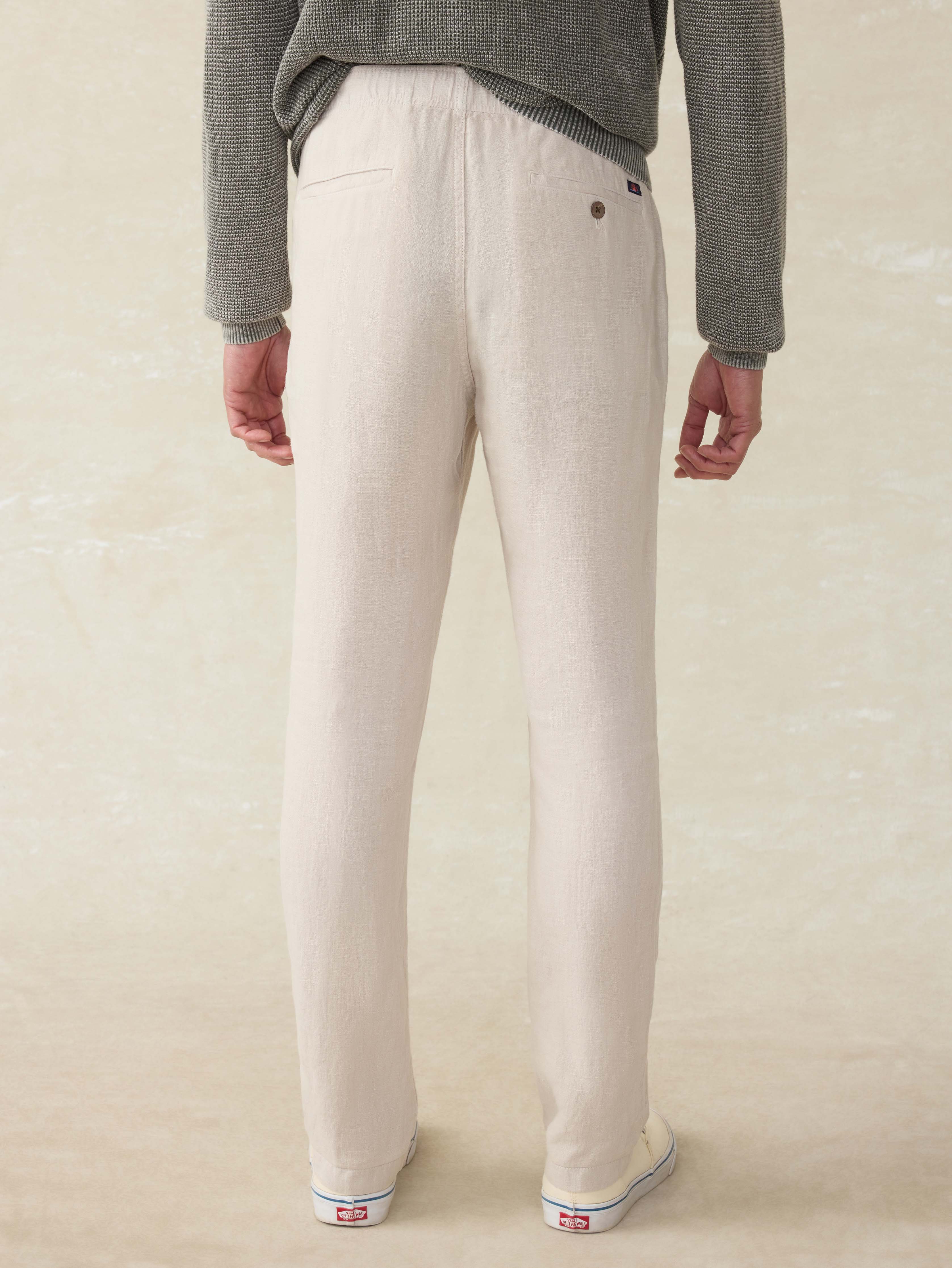 Linen Drawstring Pant