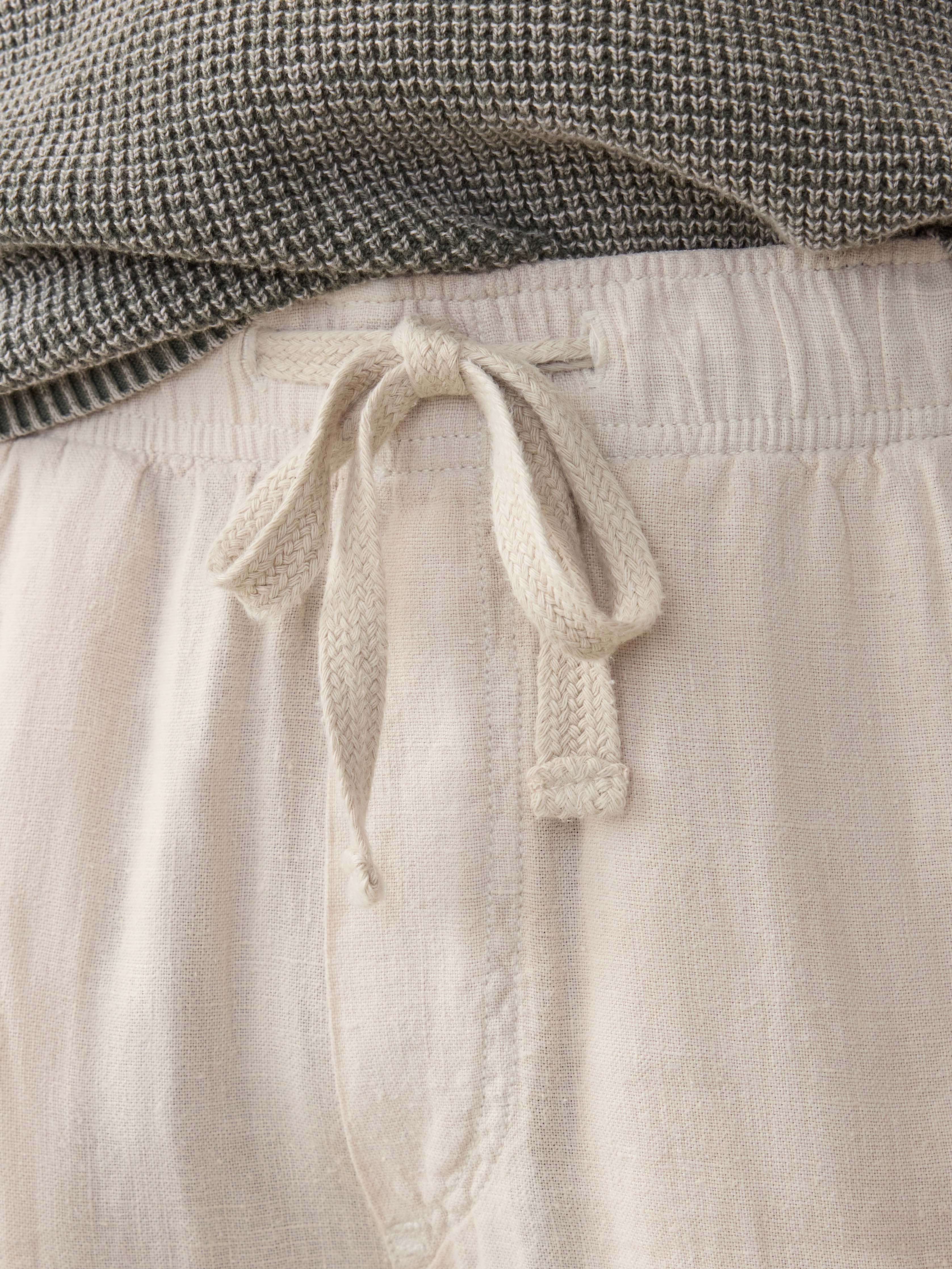 Linen Drawstring Pant