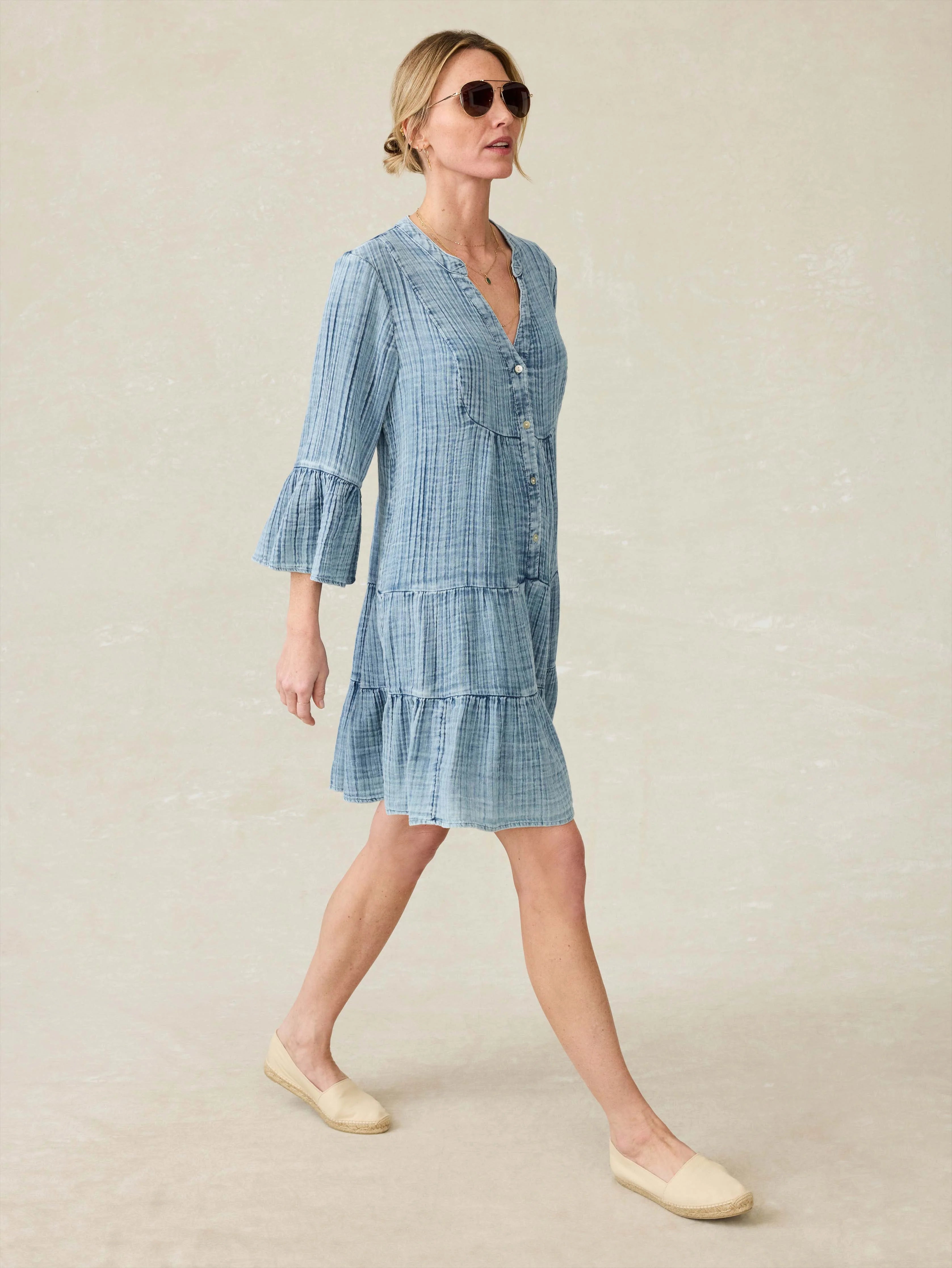 Dune Cotton Gauze Kasey Dress