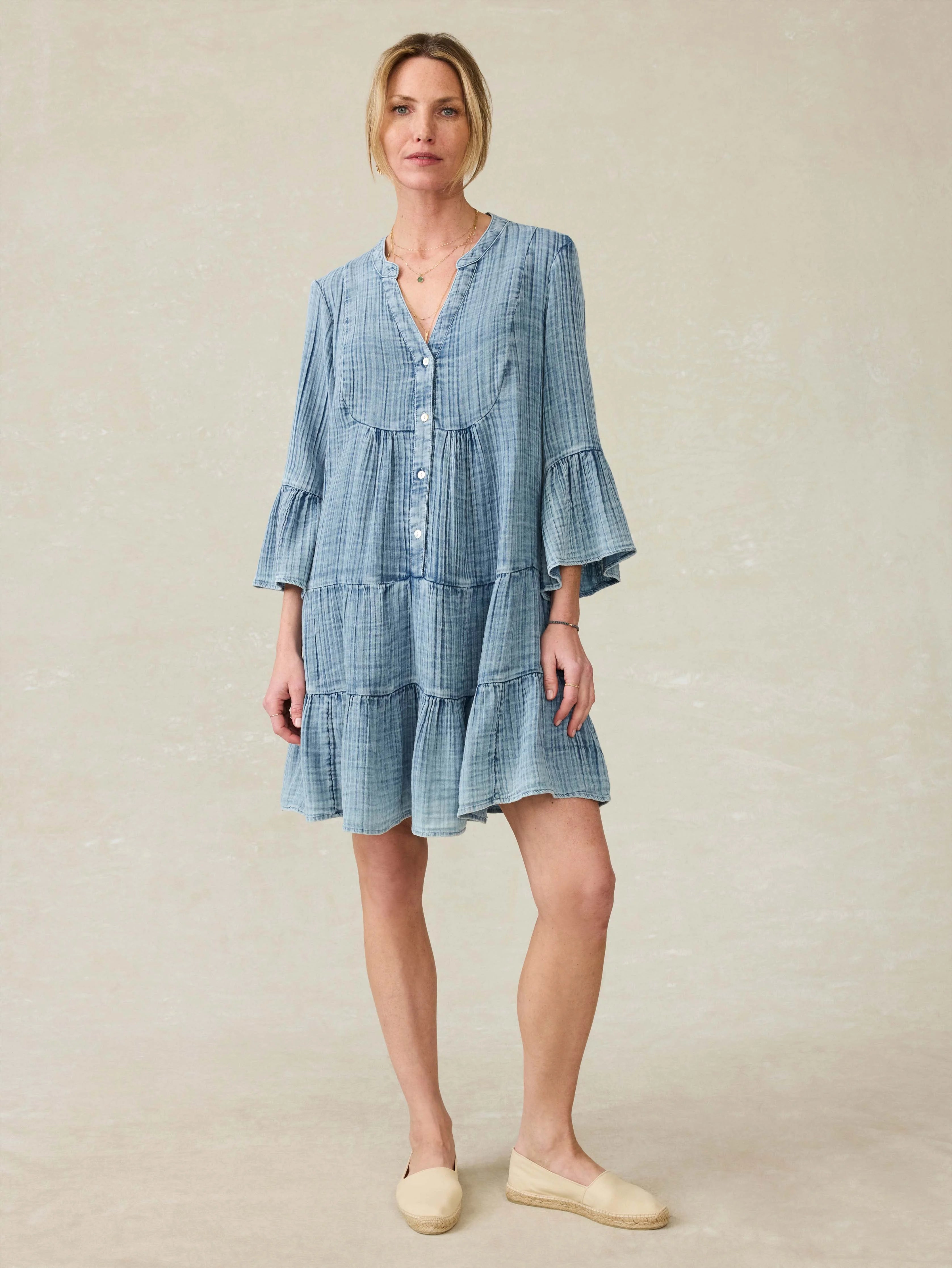 Dune Cotton Gauze Kasey Dress