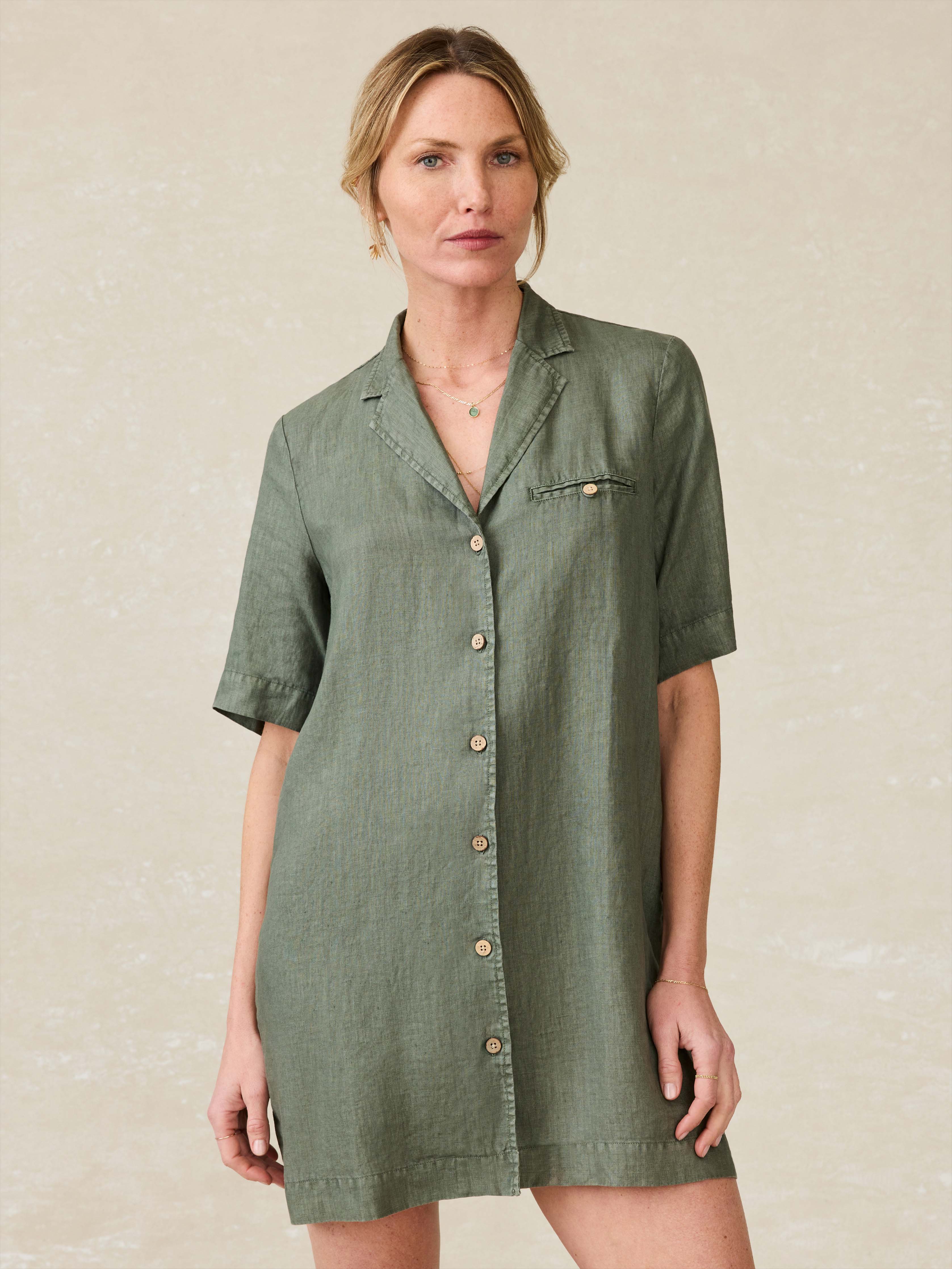 Paradise Point Linen Dress