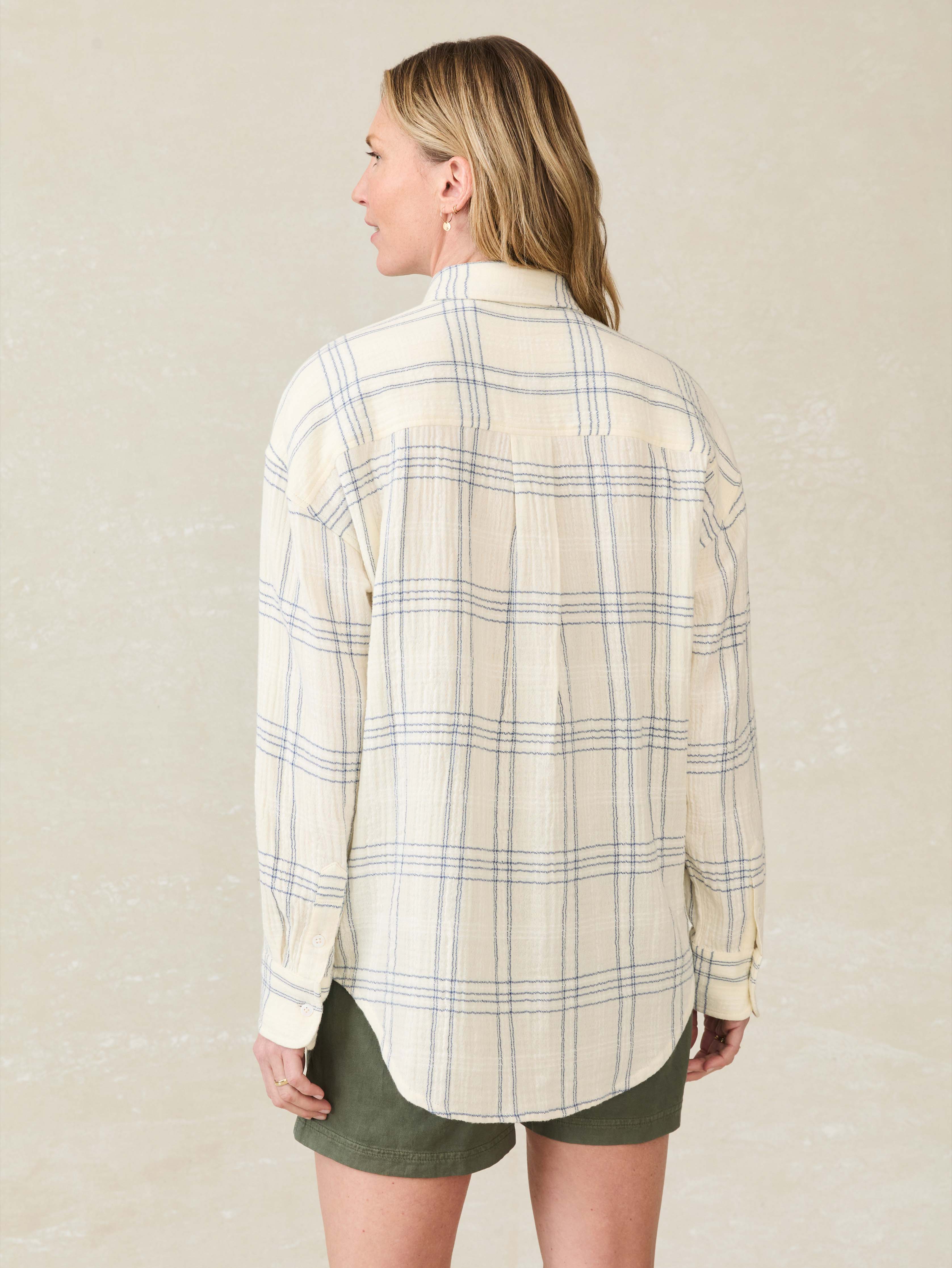 Dune Cotton Gauze Relaxed Shirt