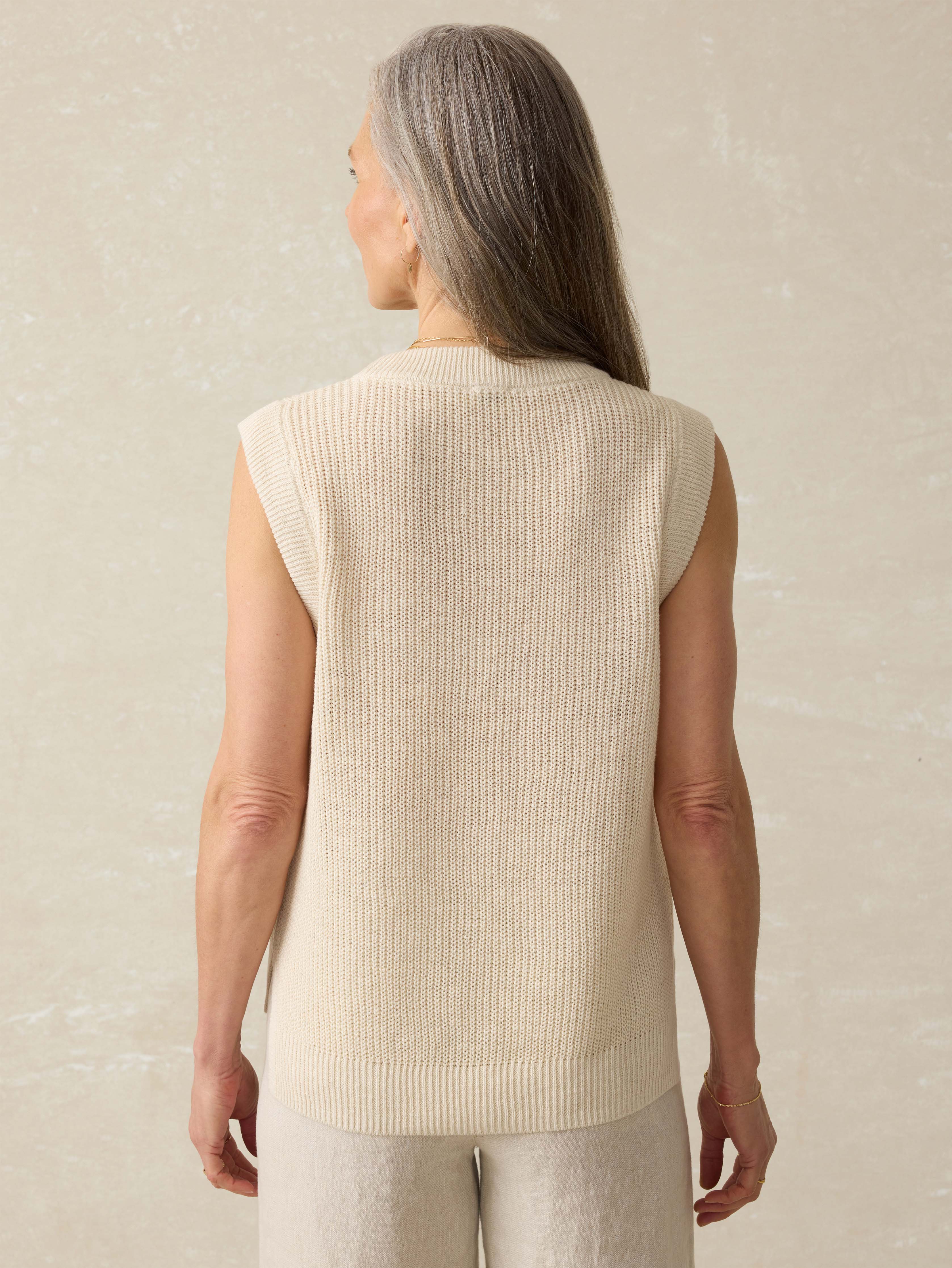 Miramar Linen Sweater Tank
