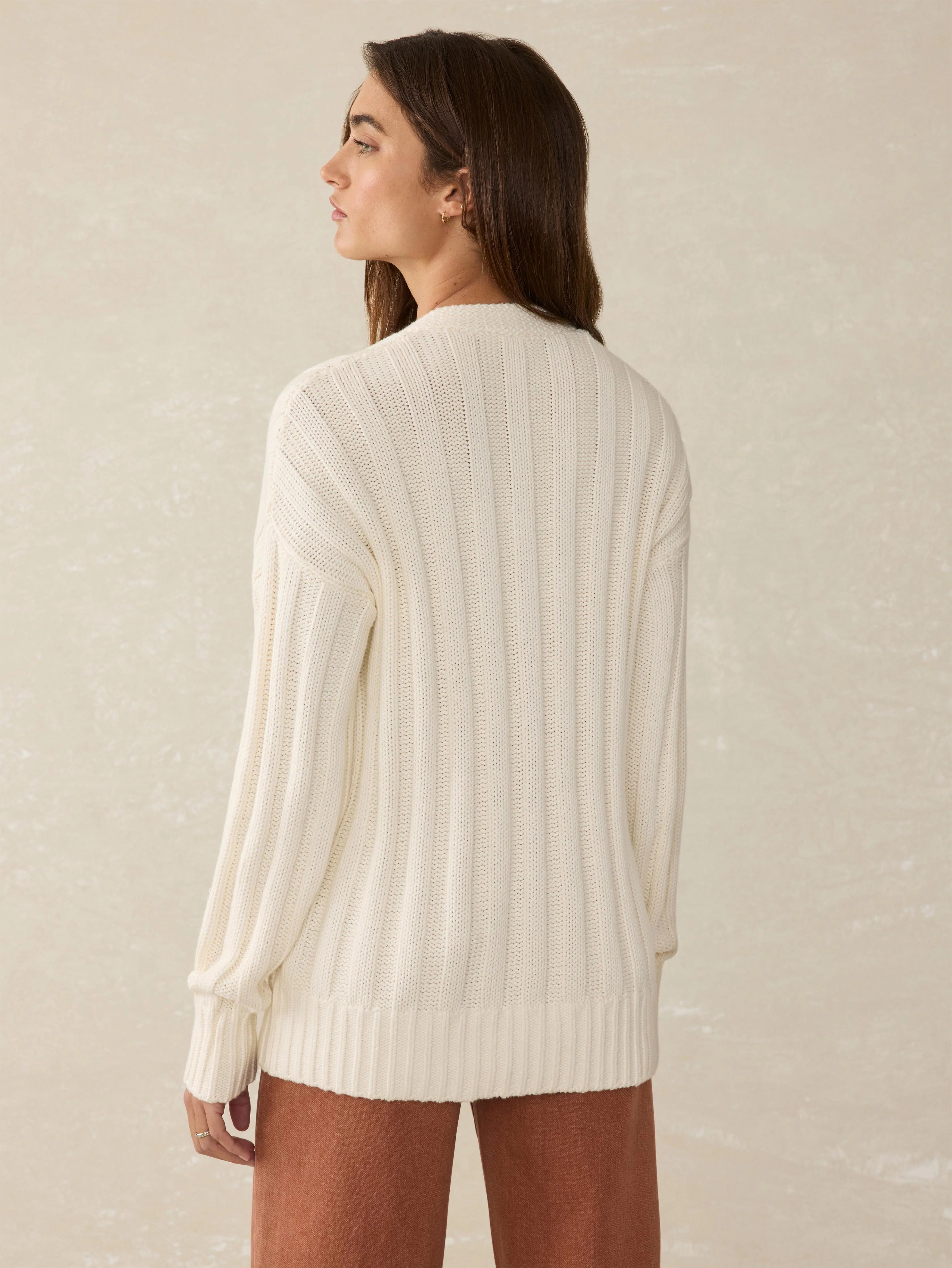 Sunwashed Cotton Laidback Cardigan