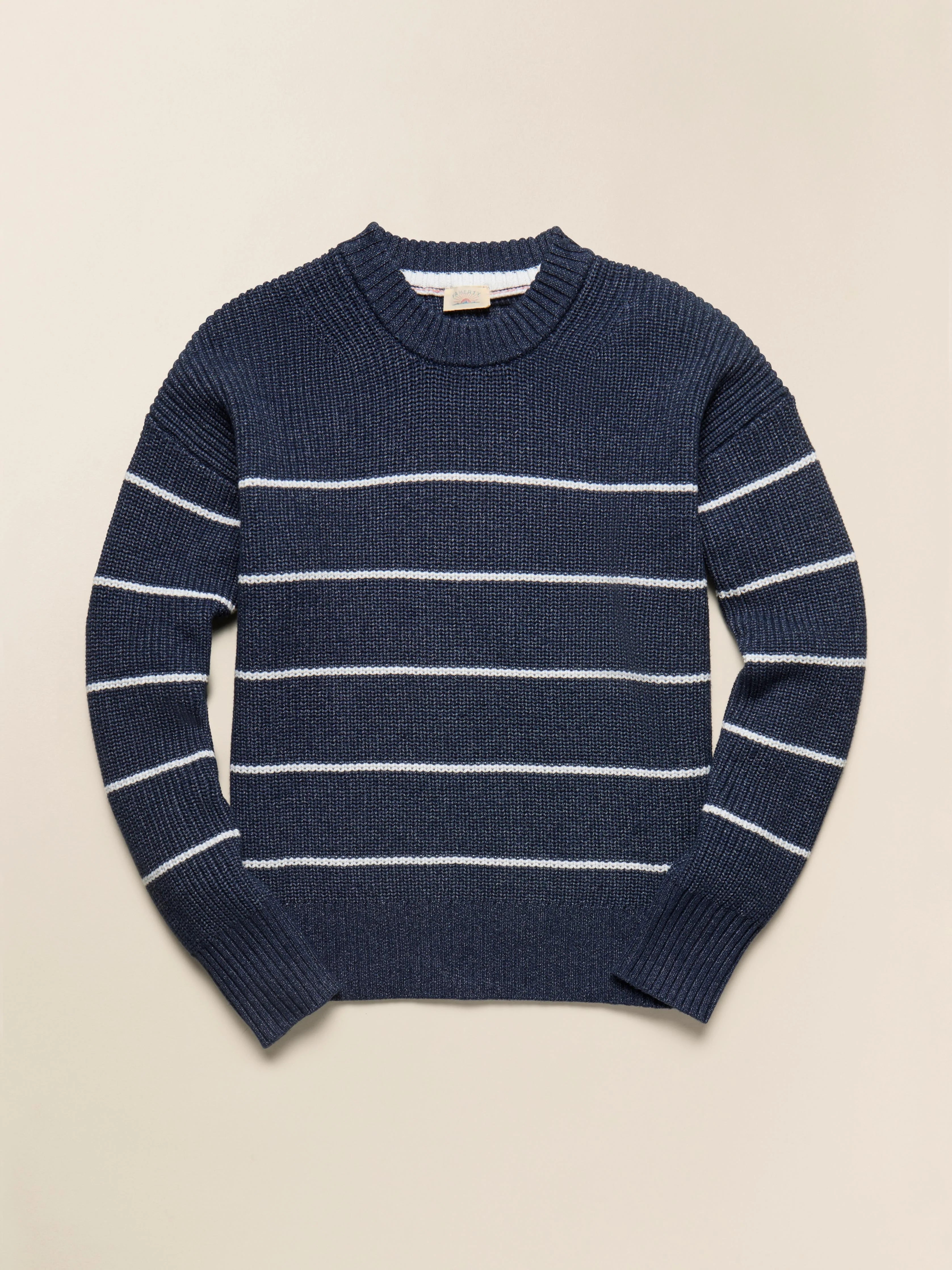 Sunwashed Cotton Fisherman Sweater