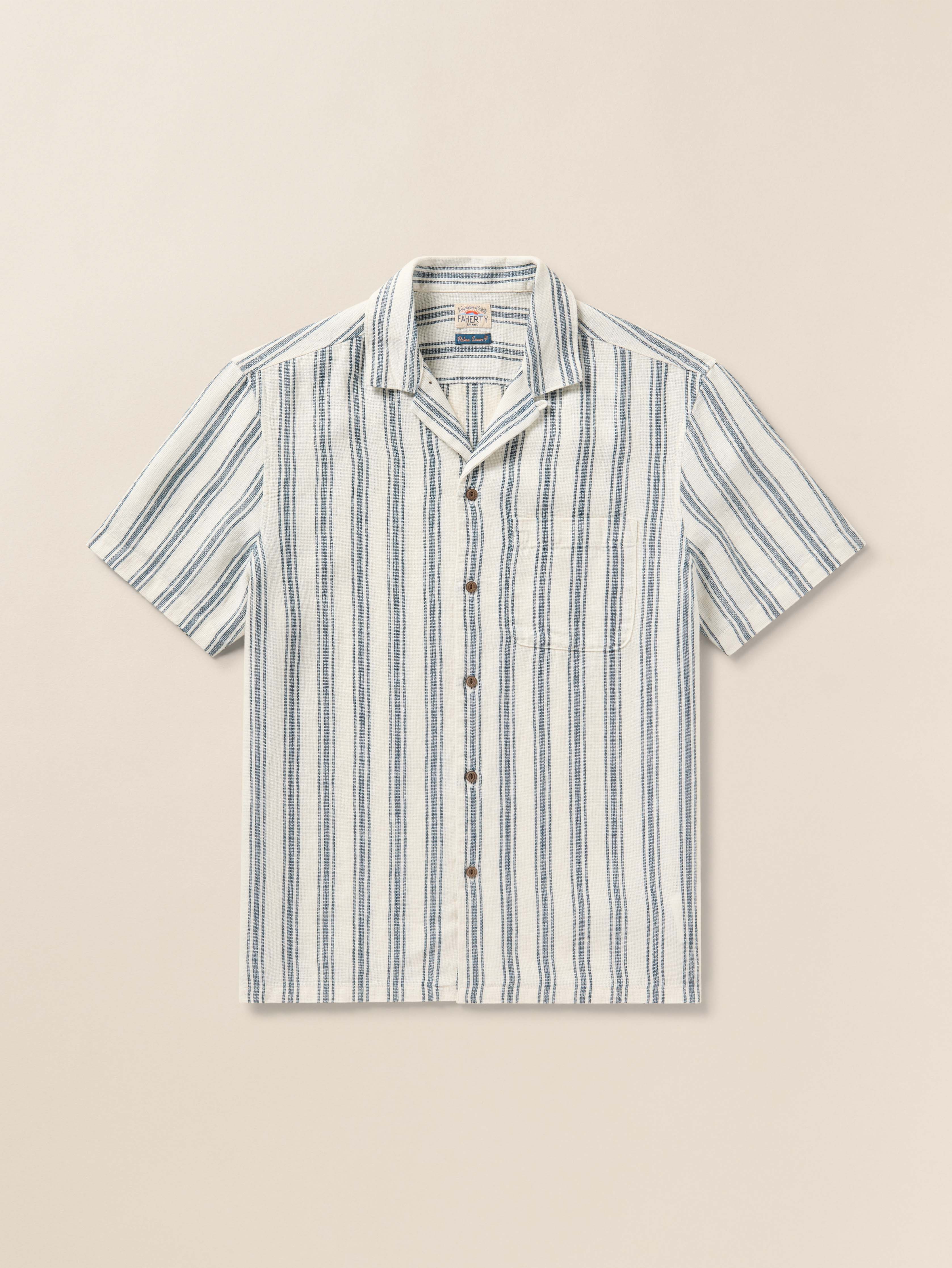 Short-Sleeve Palma Linen Camp Shirt