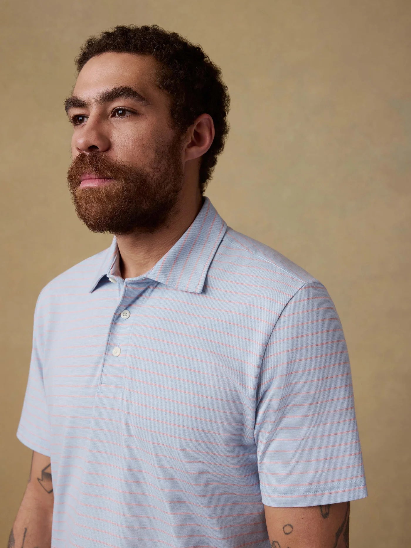 Short-Sleeve Movement™ Polo Shirt - Vista View Stripe