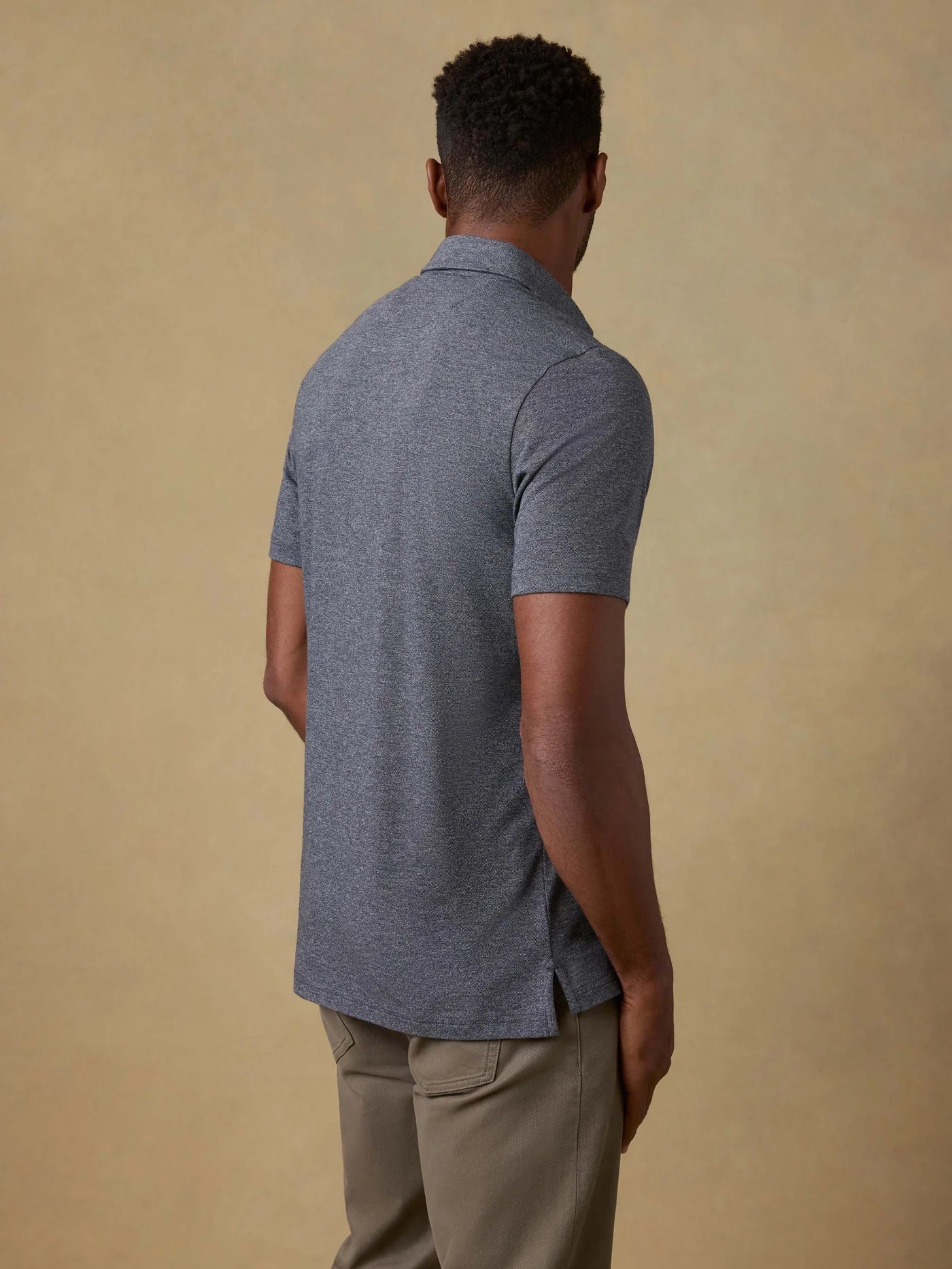 Short-Sleeve Movement™ Pique Polo - Dusty Iron Heather