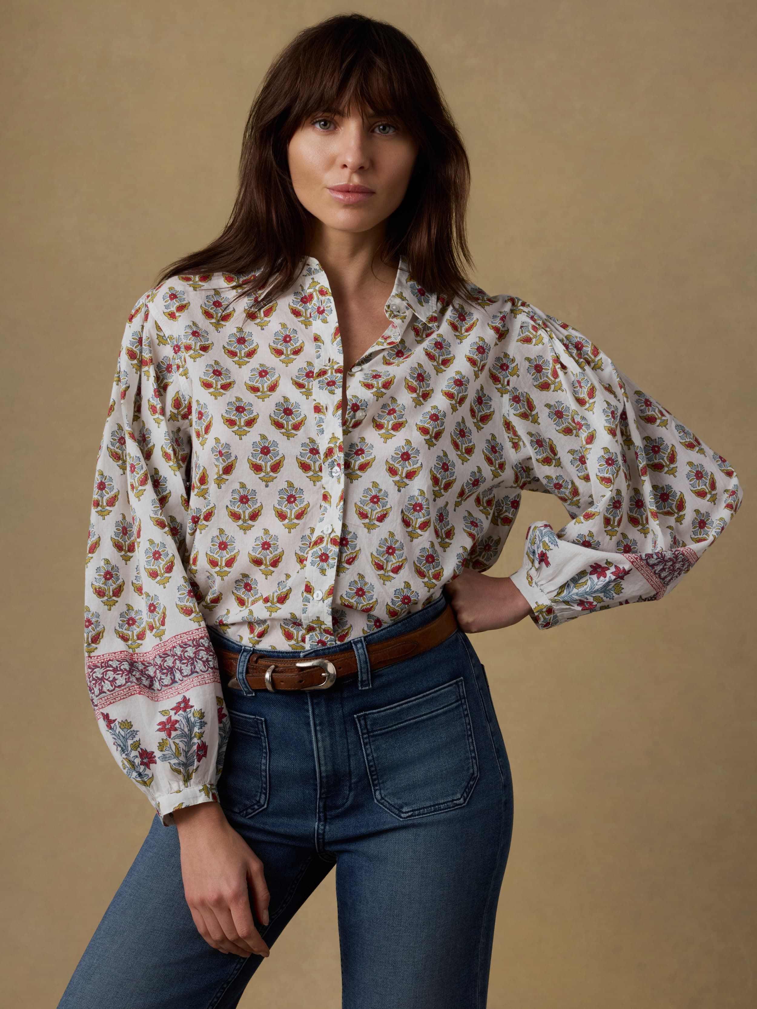 Suki Blouse - Antique Bouquet