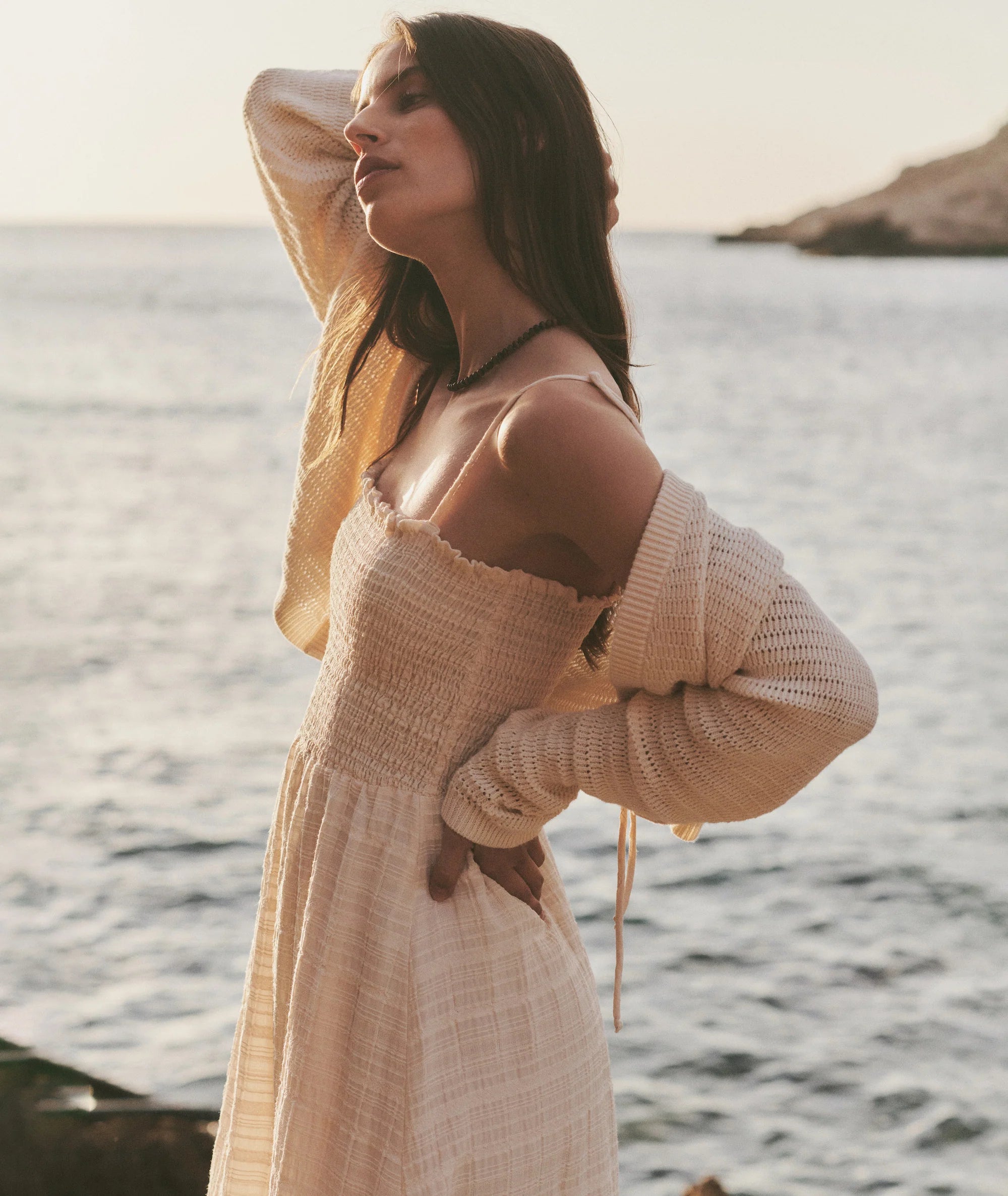 Anacapa Cardigan - Antique White