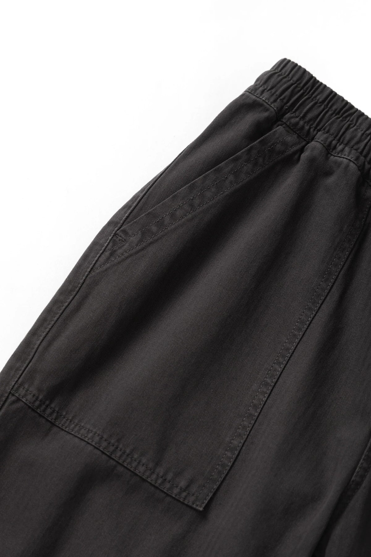 Pigment Herringbone Chef Pants - Black