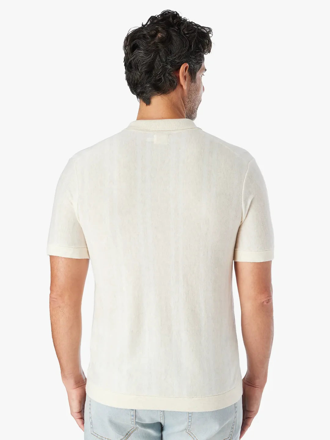 Seawool Sweater Shirt - Neutral Beach Stripe