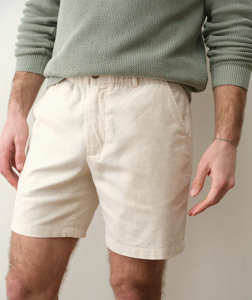 Saturday Hemp Chino Short 7" - Natural