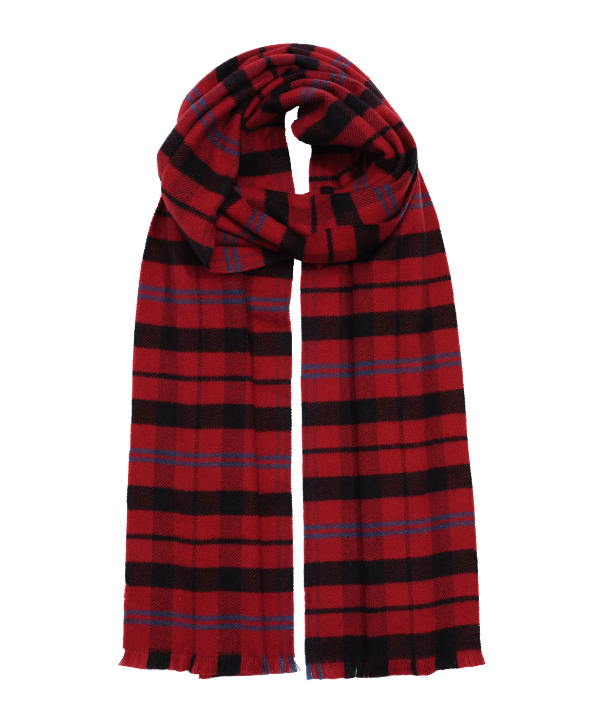 Fireplace Plaid Scarf Winter25