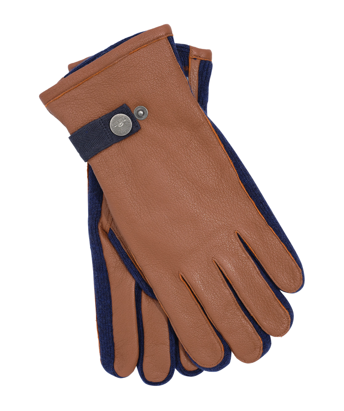 Leather Glove with Striped Rib Winter25