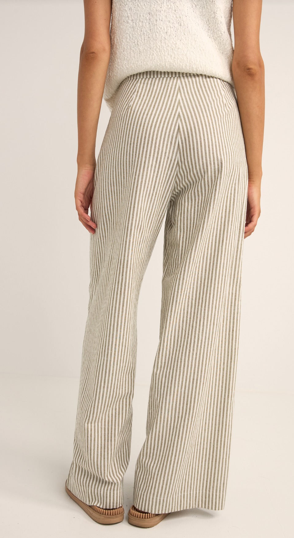 Valley Stripe Wide Leg Pant