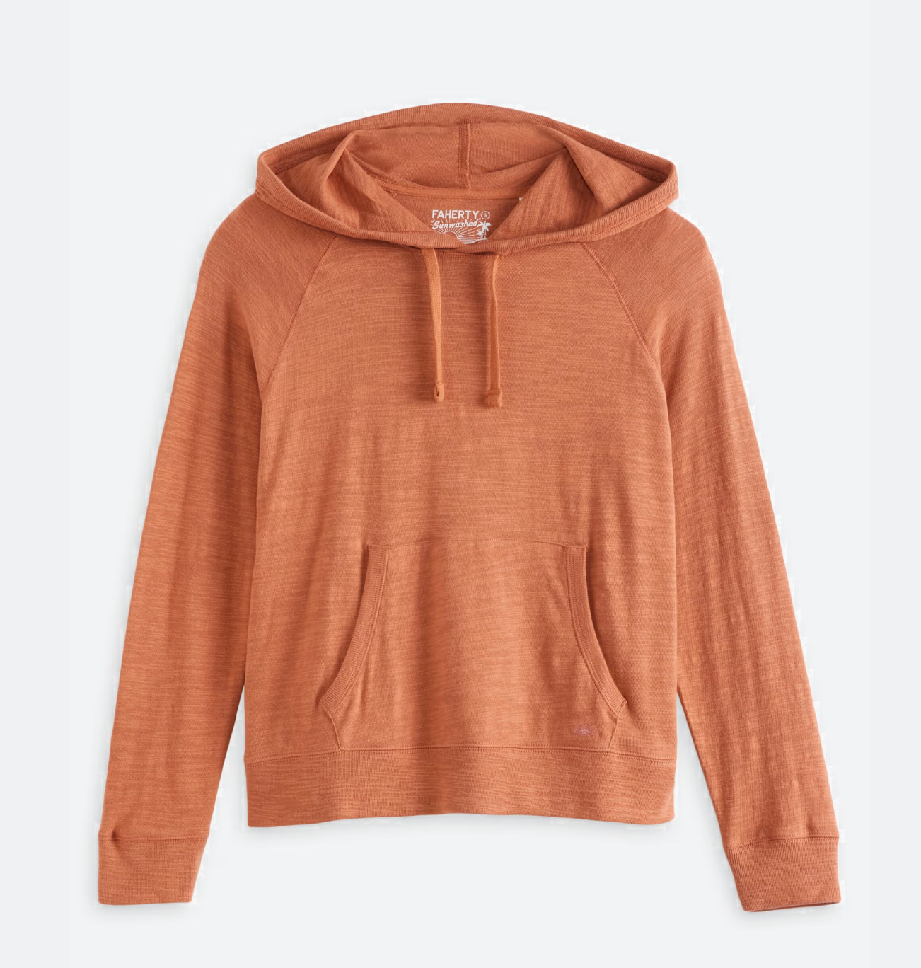 Sunwashed Slub Hoodie - Dusty Sienna