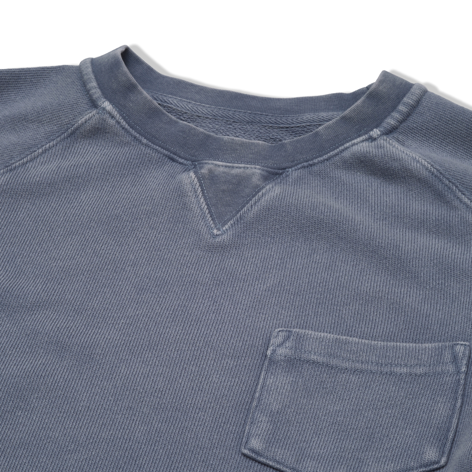 Sunfaded Terry Crew - Aegean Blue