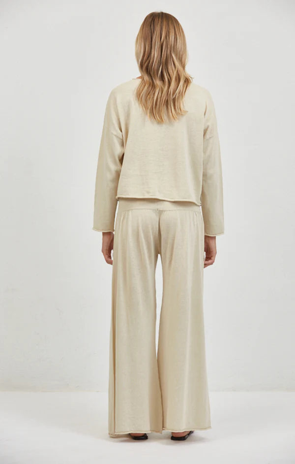 Seraphine Cardigan Top - Beige
