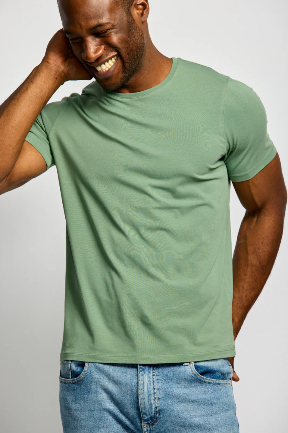Crew Neck T-Shirt - Pistachio