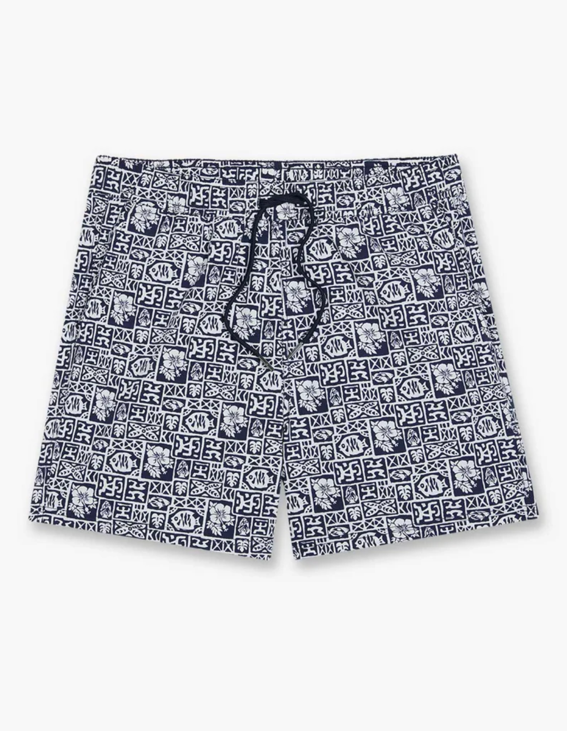 Bungalow Trunk - Navy Sea Tiles