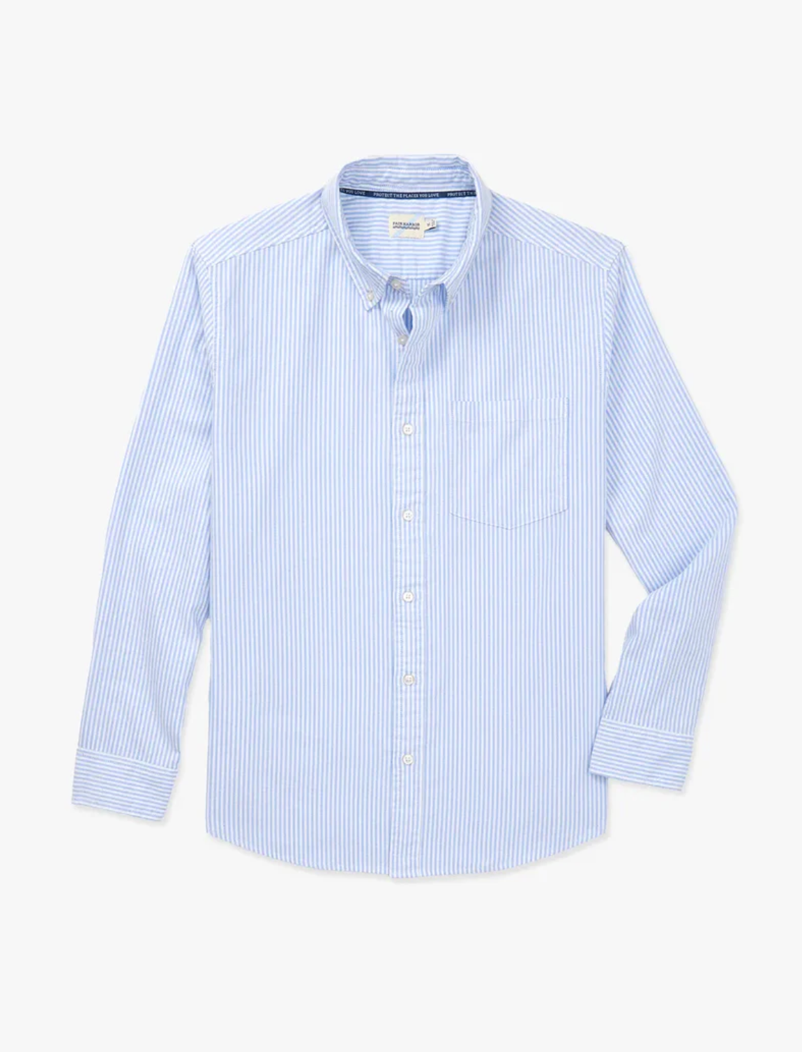 Salty Oxford Shirt - Light Blue Stripe