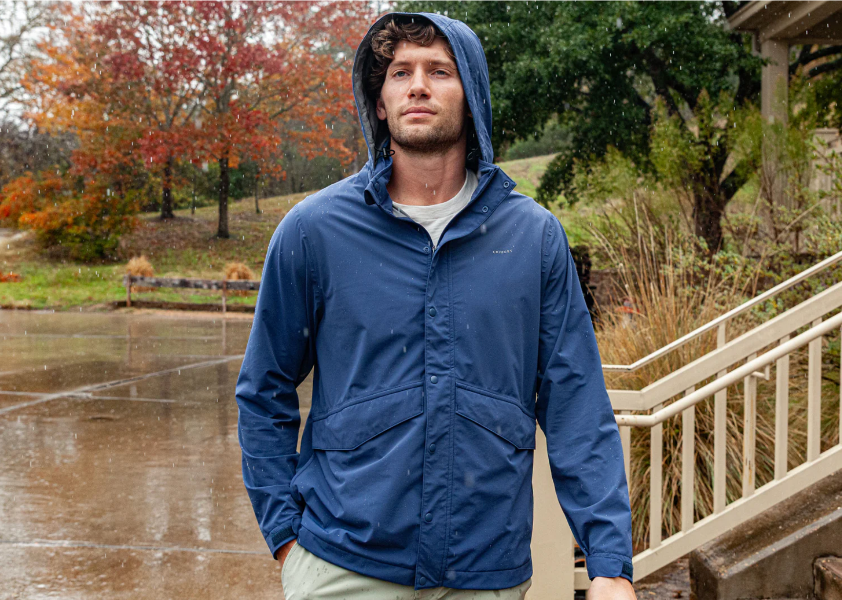 Watershed Rain Jacket - Navy