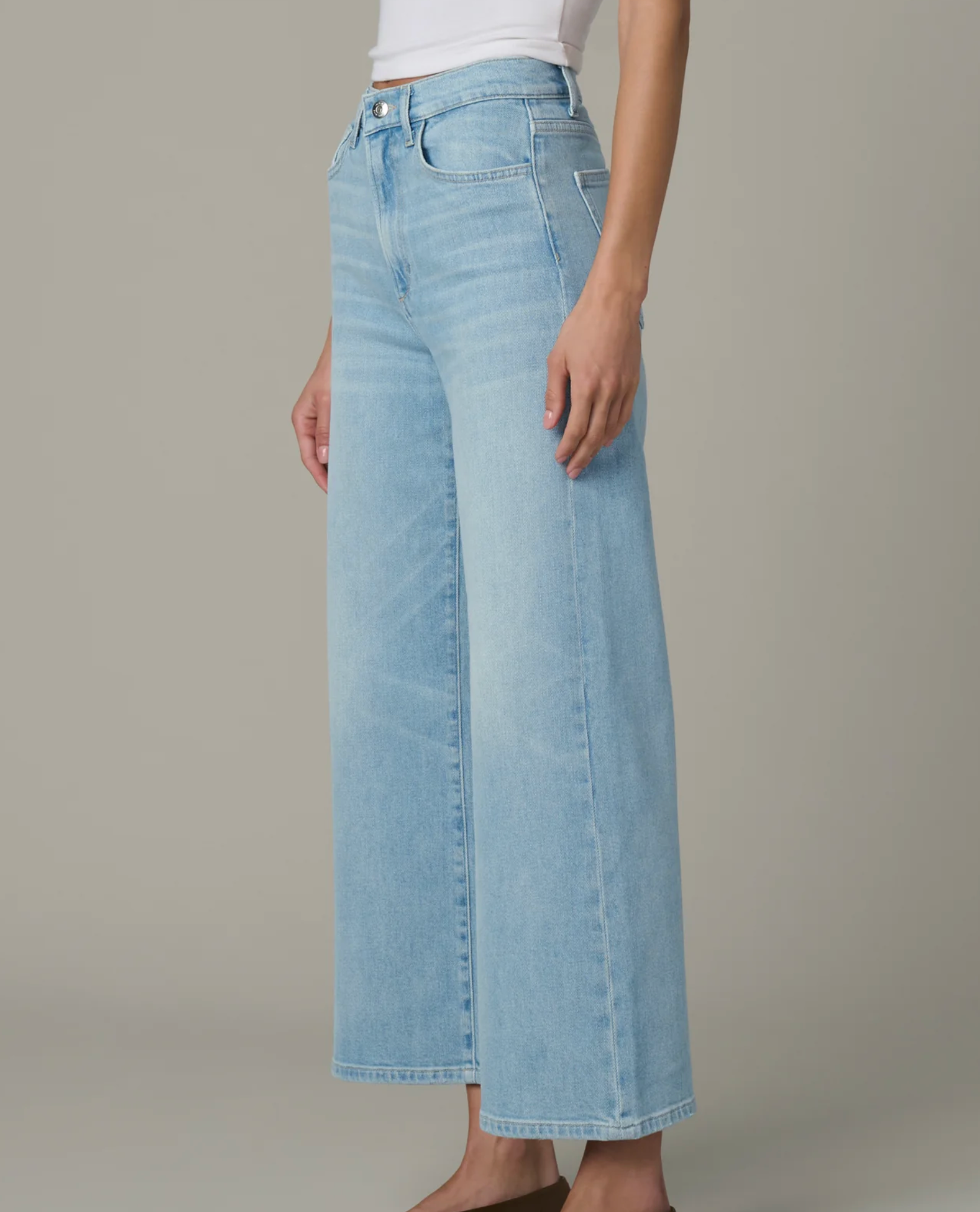 The Mia - High Rise Wide Leg Ankle - Surreal