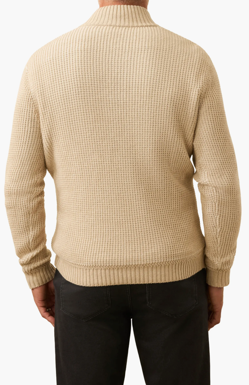 Quarter Button Sweater