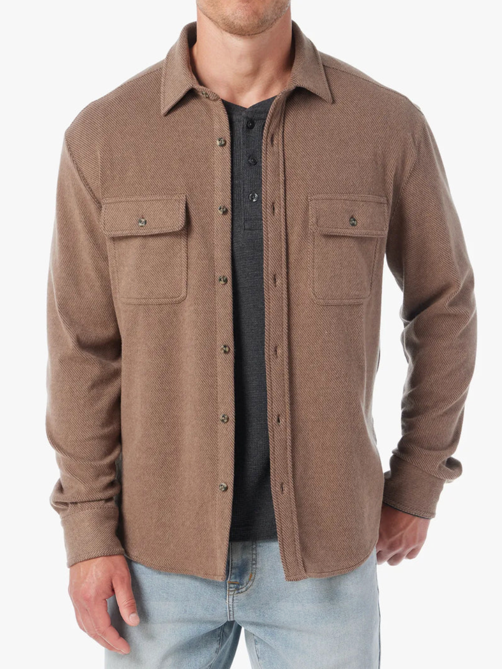 The Dunewood Flannel - Oak Twill
