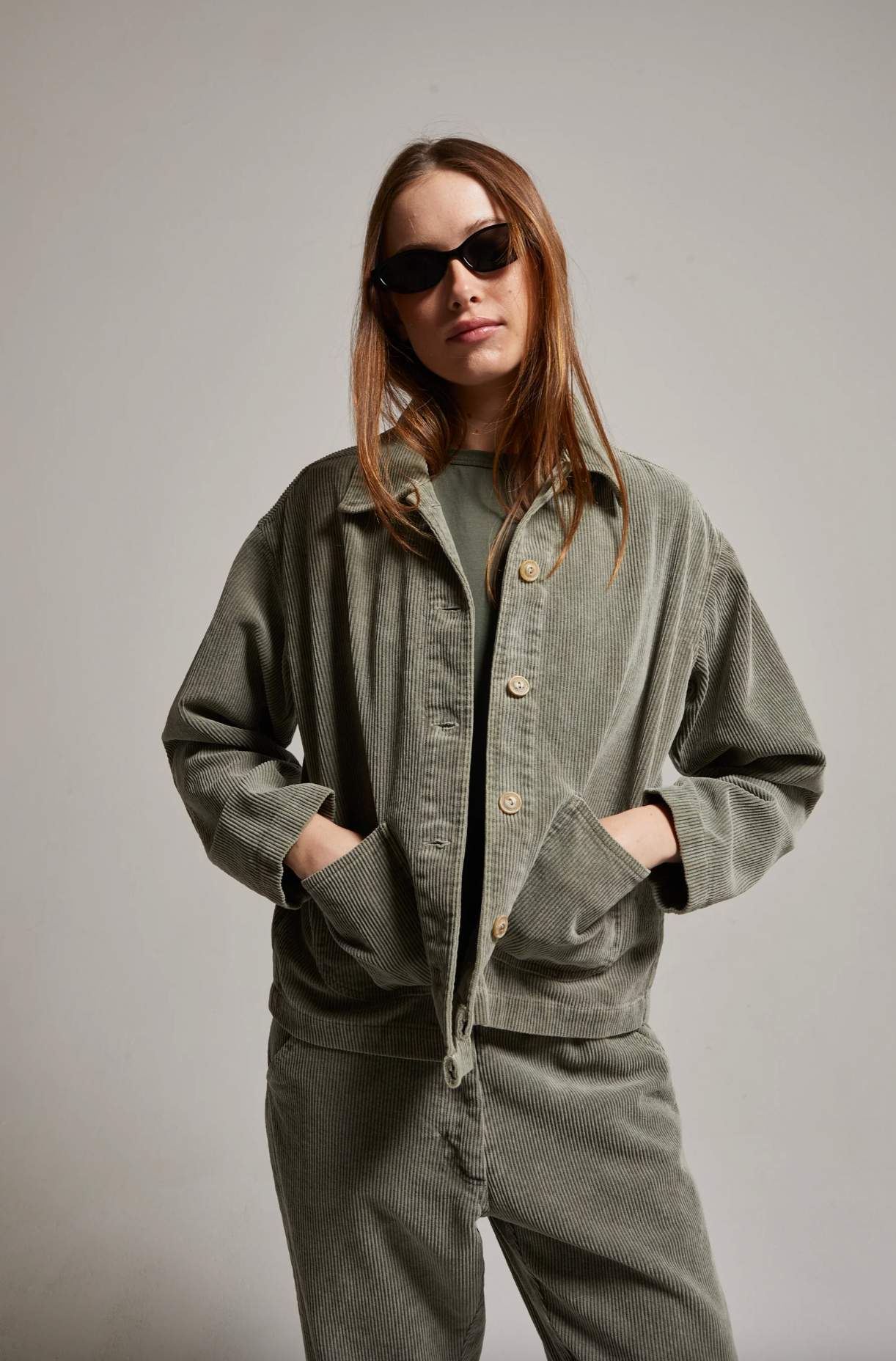 Carey Cord Work Jacket - Loden