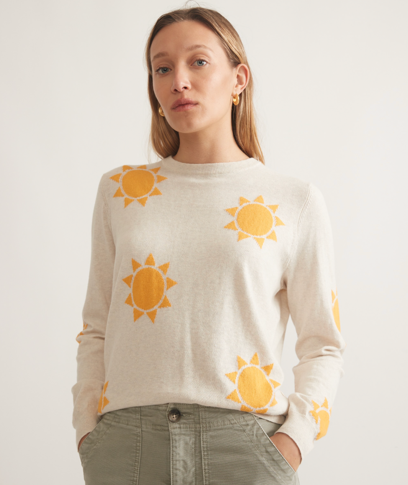 Icon Sweater - Sun Print