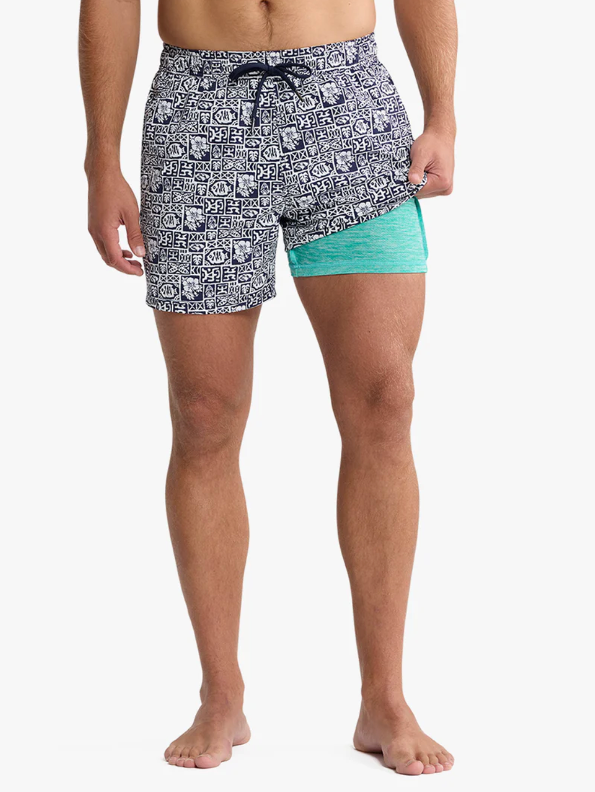 Bungalow Trunk - Navy Sea Tiles