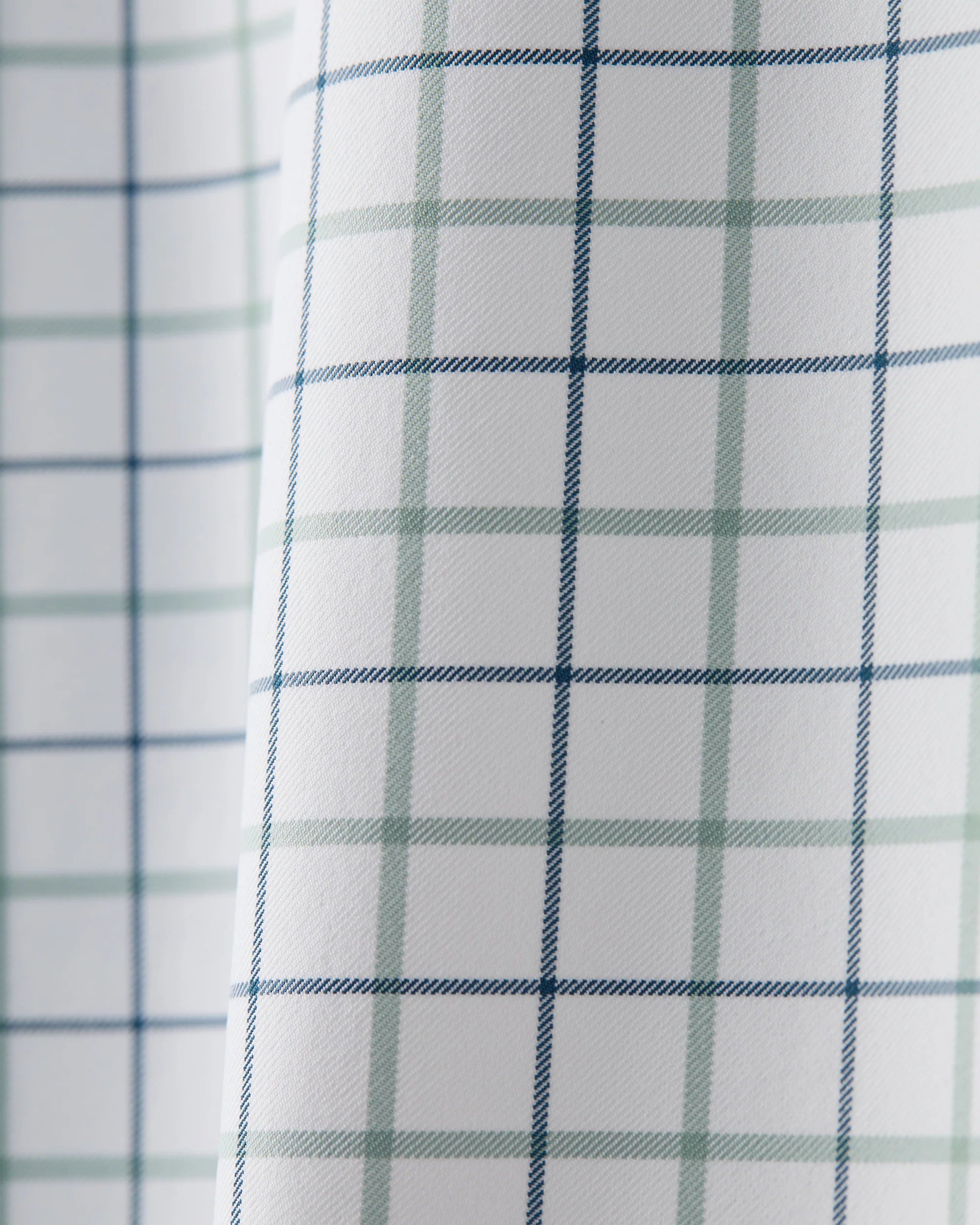 State of Mind Shirt - Slim - Pacific Green/Mini Windowpane