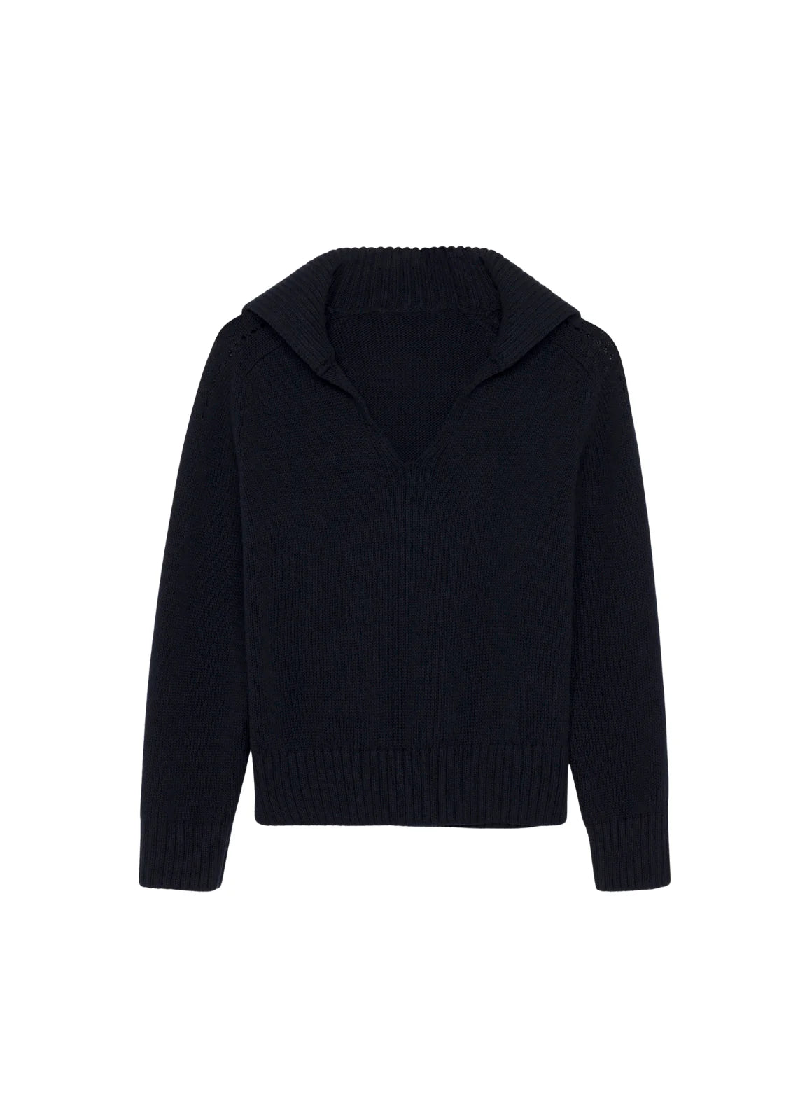 Sylvia Pullover in Cotton - Navy